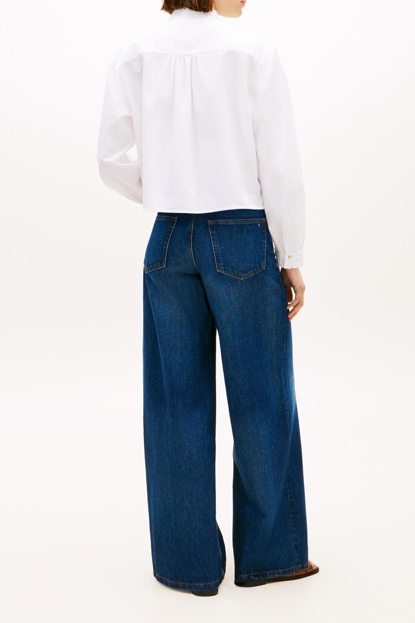 OXFORD CROP RUFFLE OPTIC WHITE 3