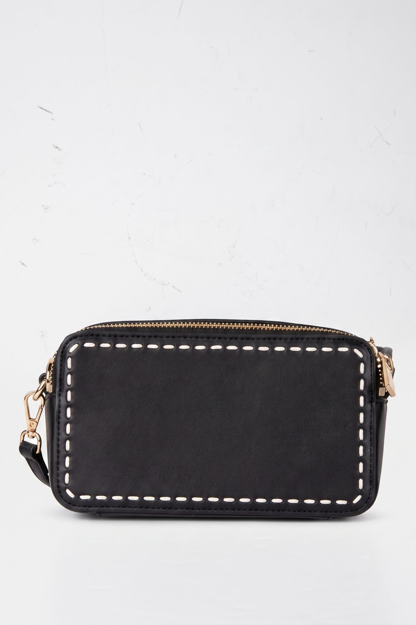 SMALL DOUBLE ZIP CAMRA CROSSBODY BLACK 3