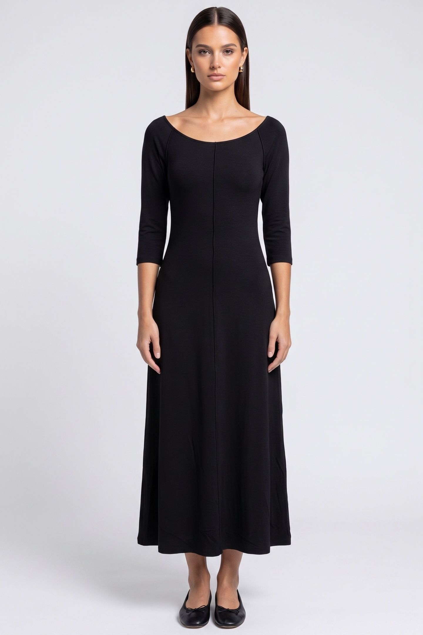 RAYCINE DRESS BLACK 1