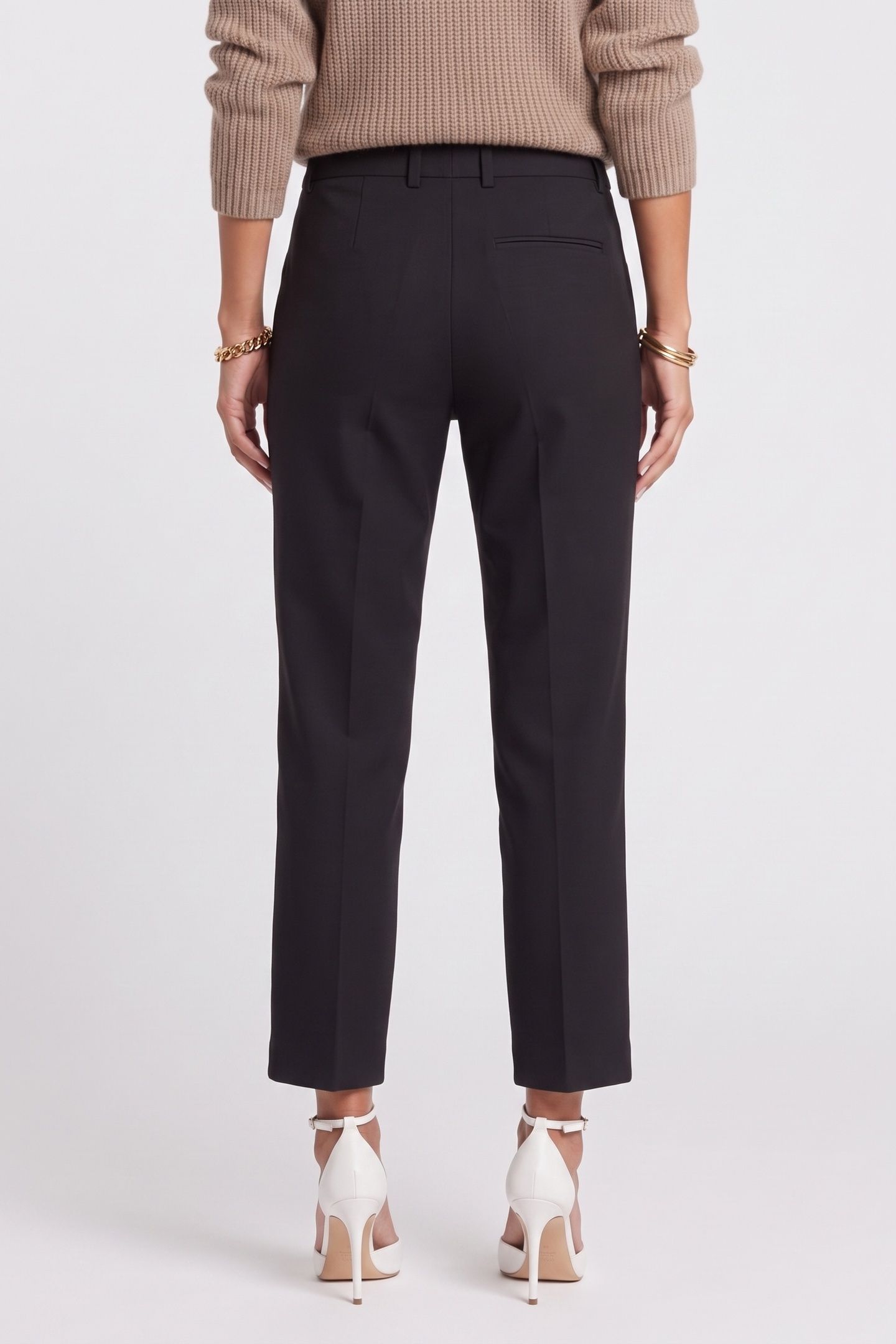 ELMO TENCEL POLY TROUSERS BLACK 2