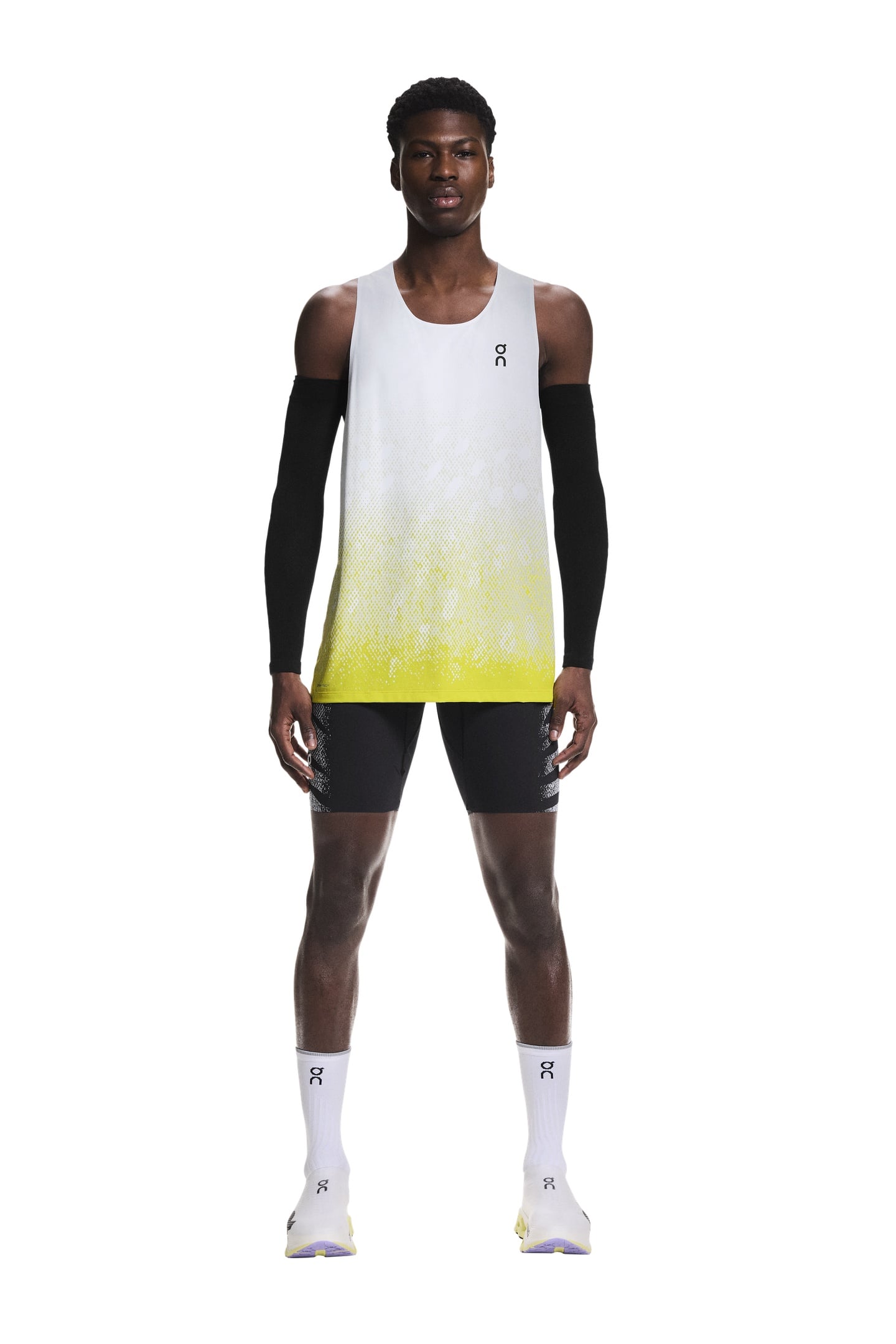 ZERO SINGLET 1 WHITE | LIME 1