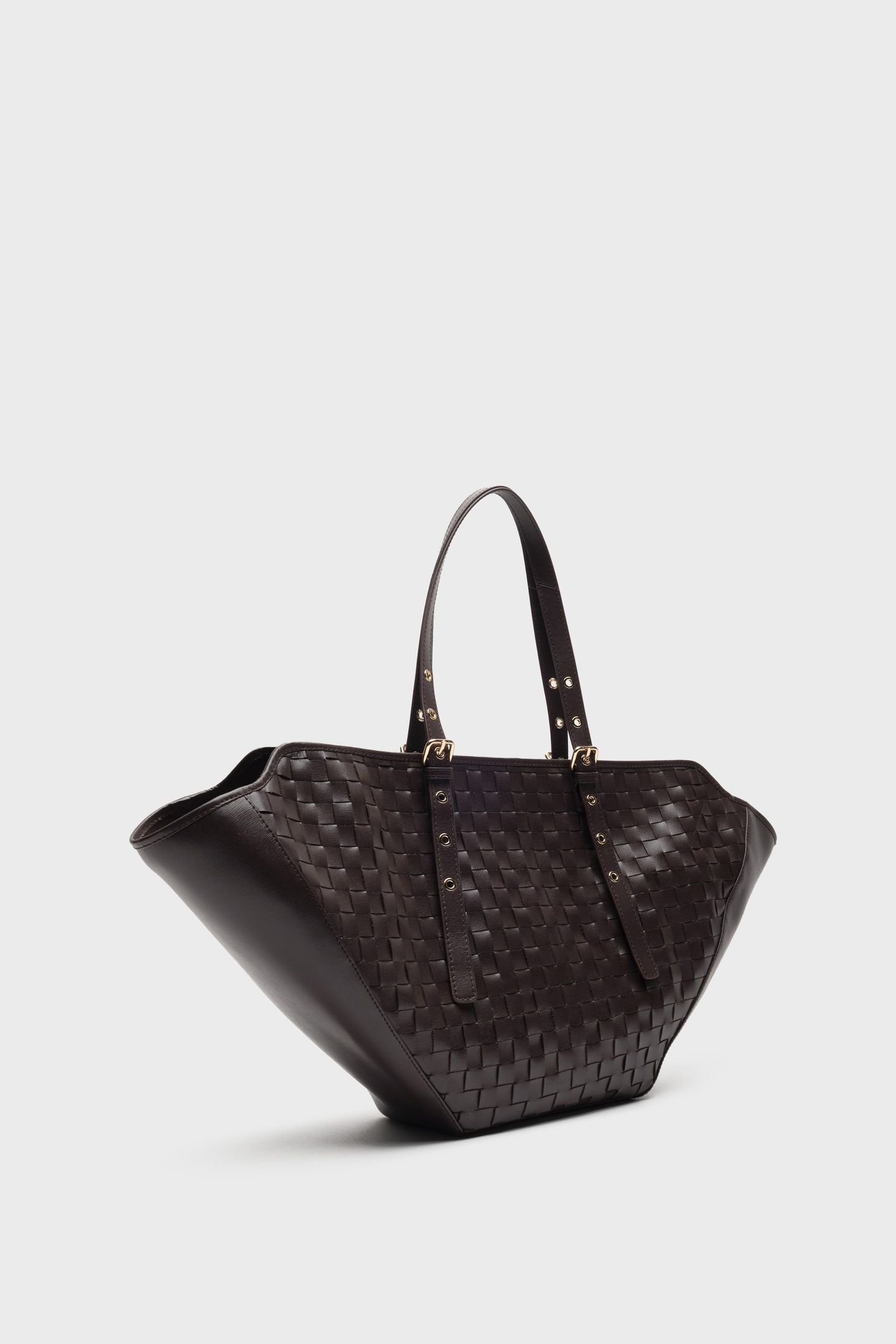 NORA BRAIDED FLORENCE CHOCOLATE W. GOLD 4