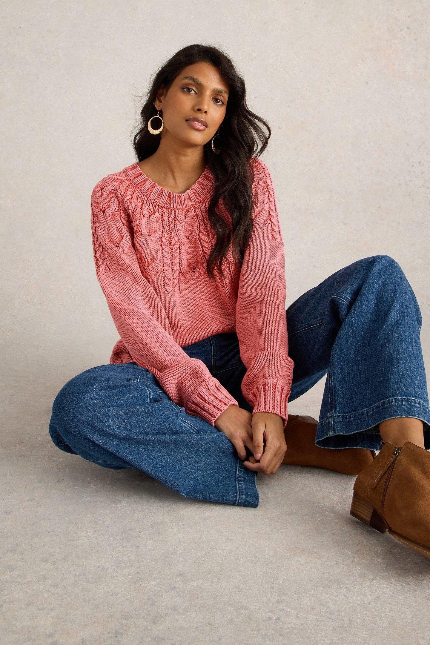MIA CABLE JUMPER PINK MULTI 7