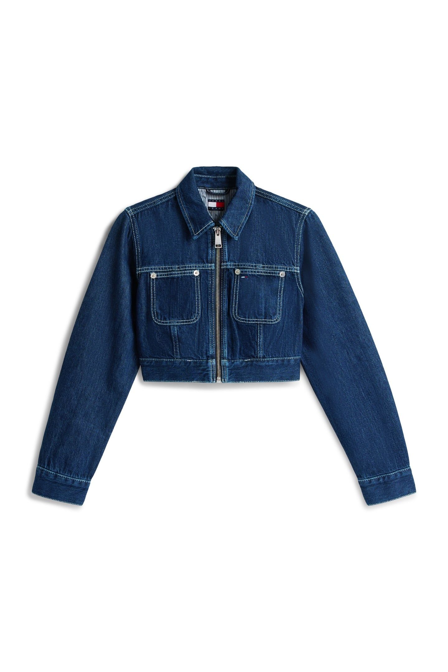 ZIP THROUGH JACKET DENIM DARK 4