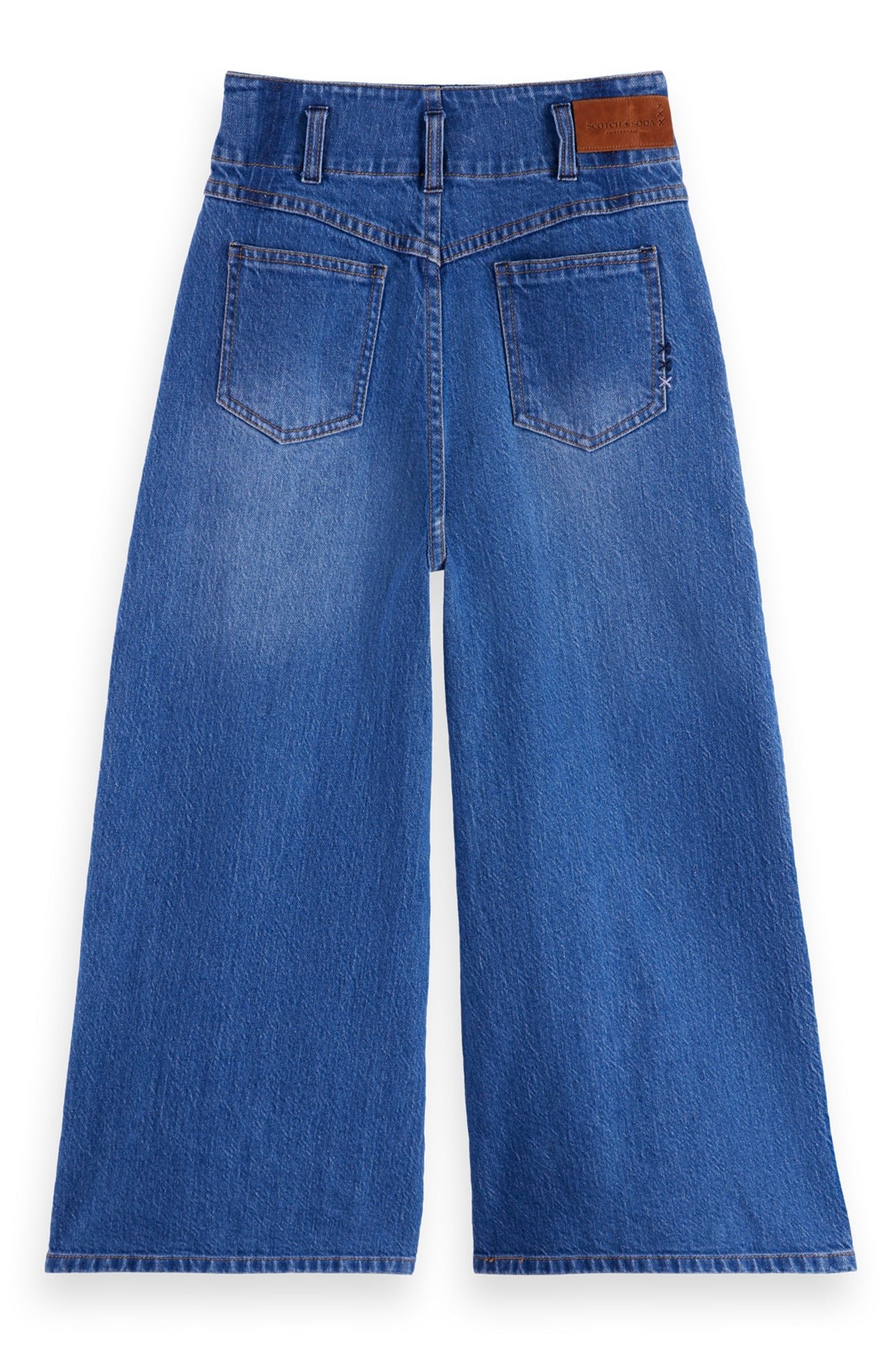 GIRLS THE WAVE CUSTOMISED WIDE JEANS — ART FROM THE HEART 1