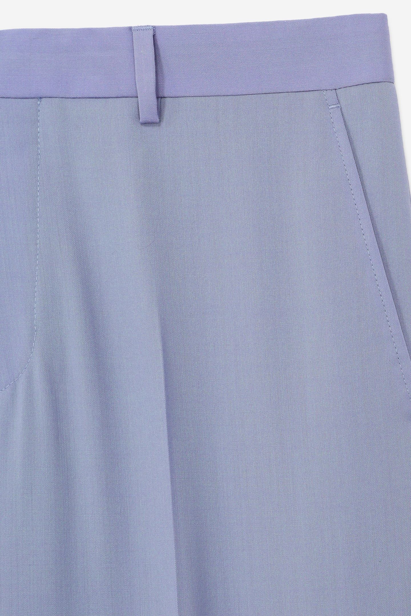 STRAIGHT-LENGTH SUIT TROUSERS LIGHT BLUE 5