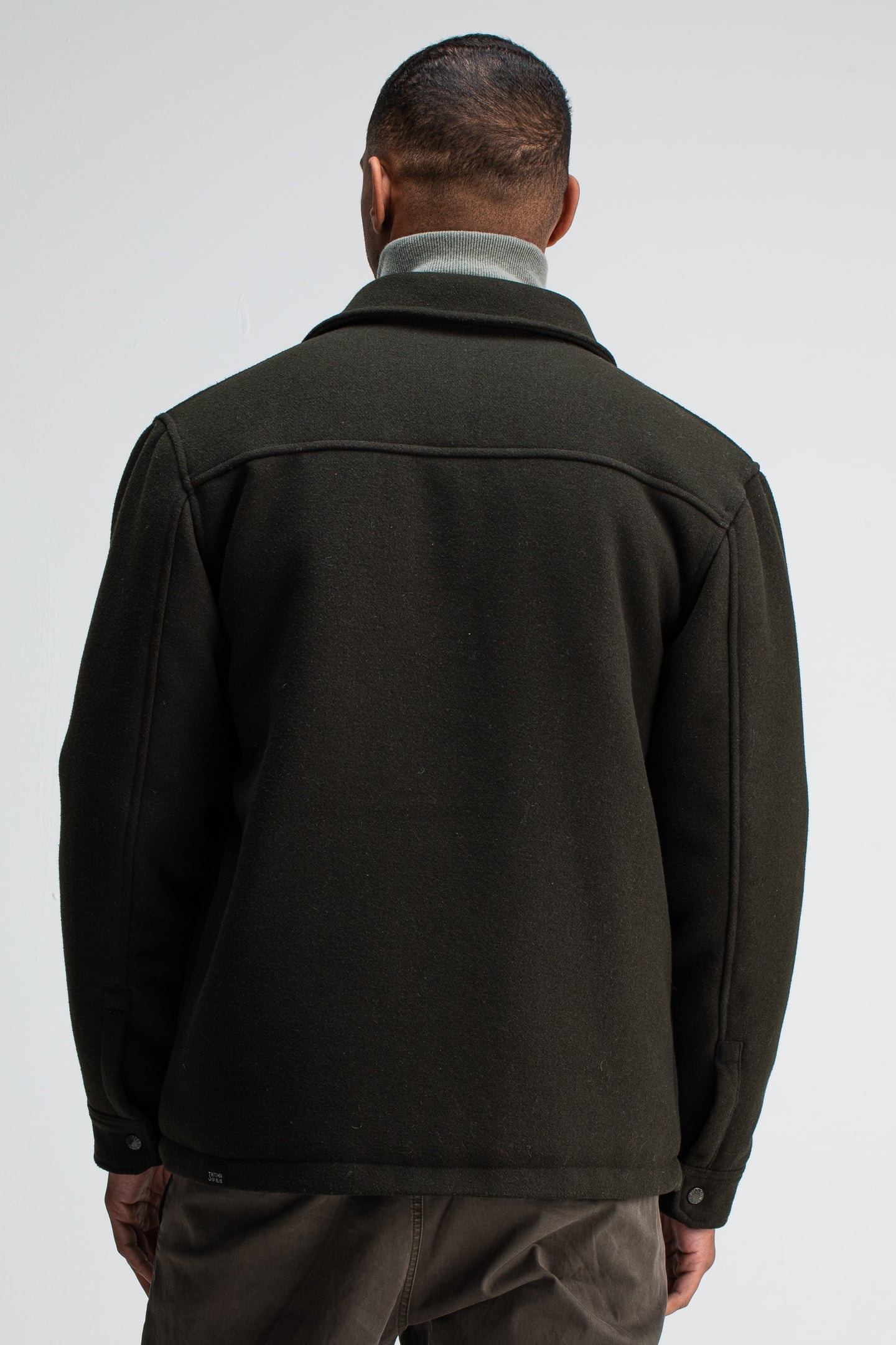 NORBU PADDED WOOL JACKET MOCHA BROWN 2