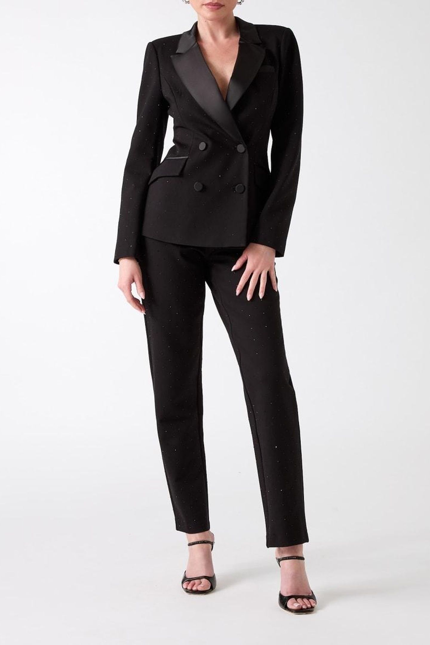 SHIMMY BLAZER JET BLACK A996 2