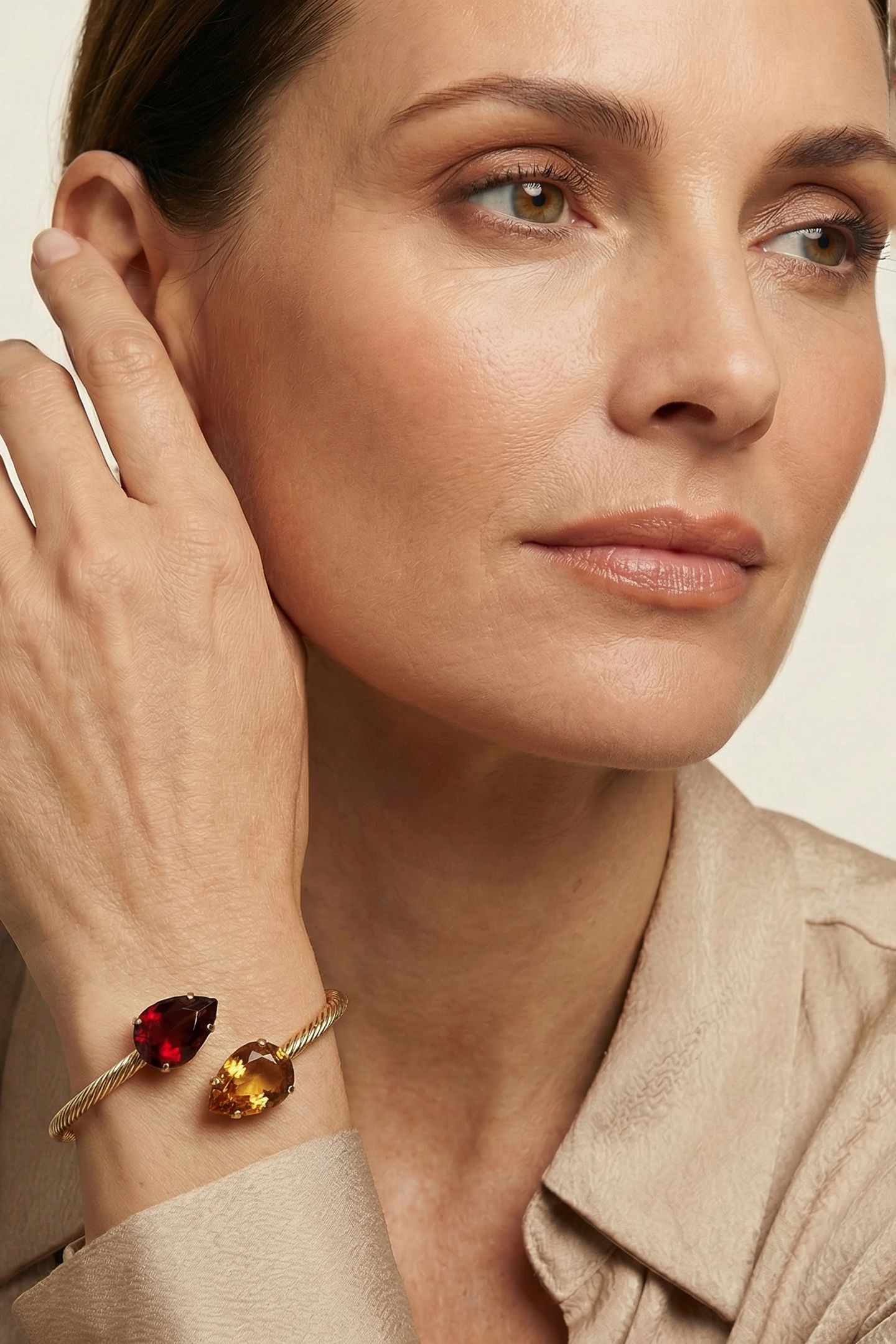 CLASSIC DROP BRACELET TOPAZ BROWN 4