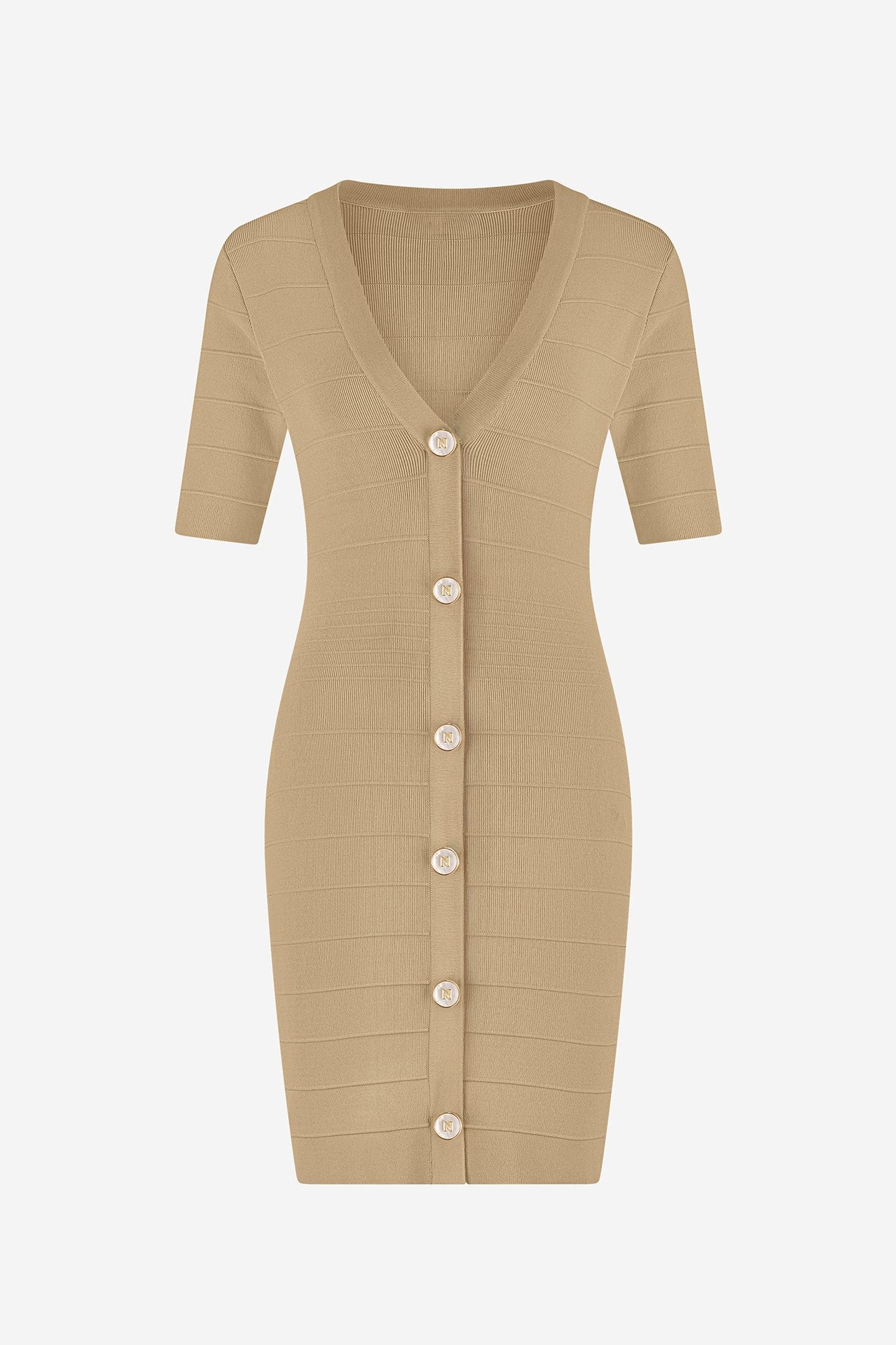 LAVAL DRESS HAZELNUT 2