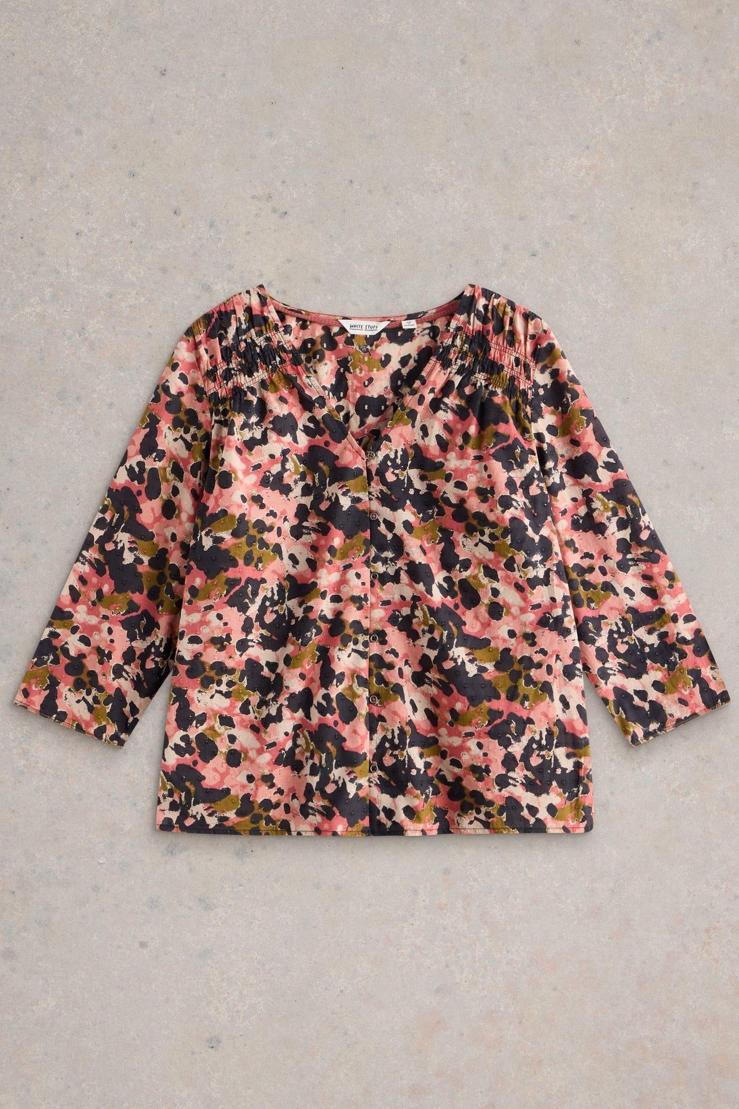 RAE ORGANIC COTTON TOP PINK PRINT 4