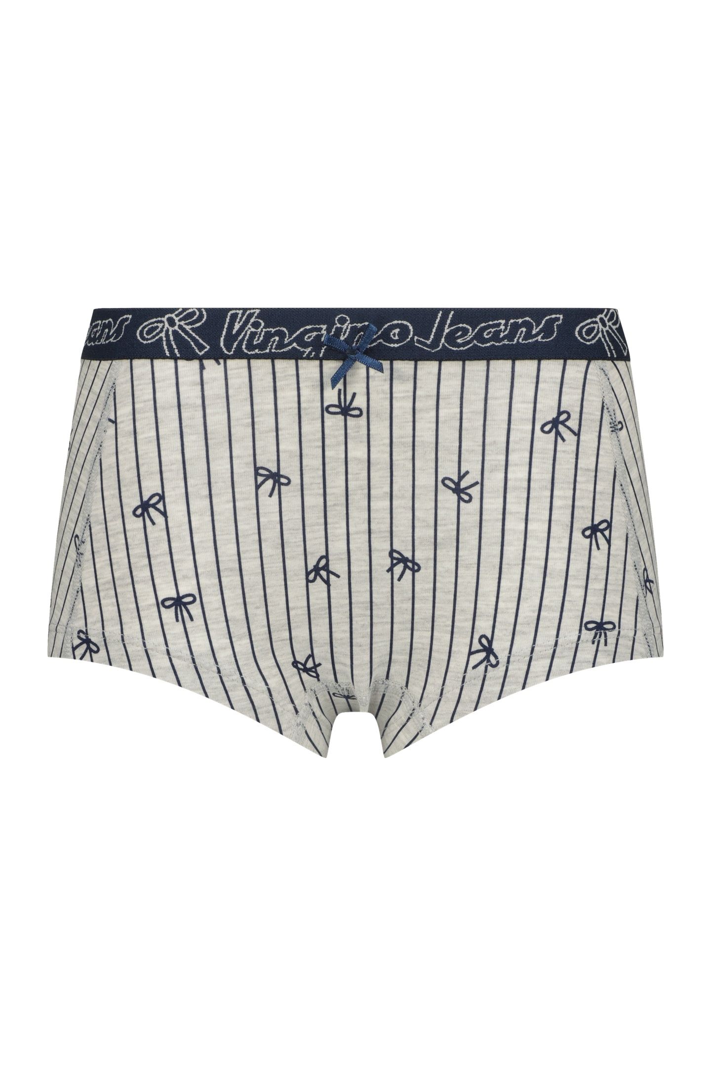 GIRLS BOW RACER 3PACK HIPSTER GREY MELEE 3