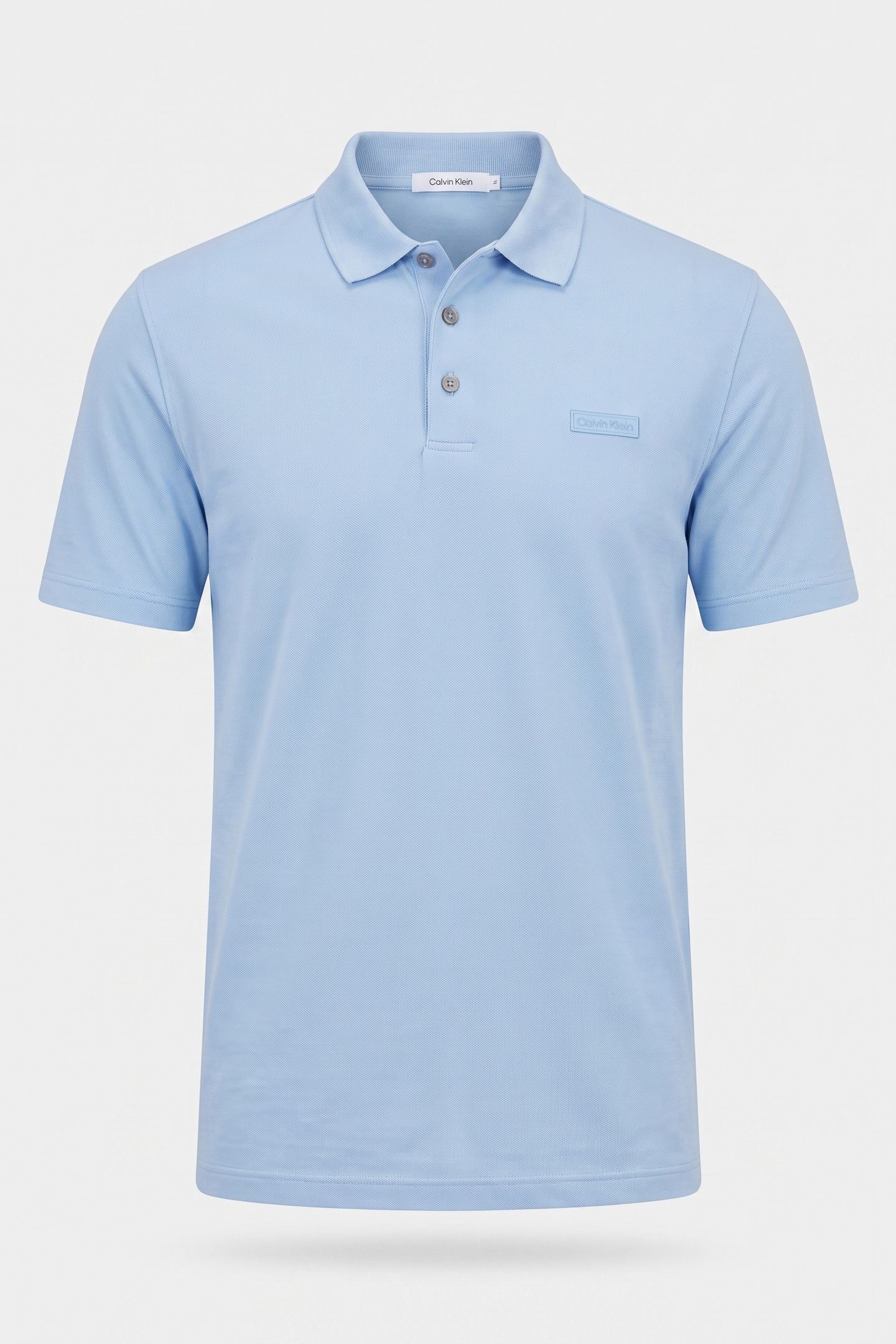 SS SLIM SUPIMA LOGO POLO PLACID BLUE 3