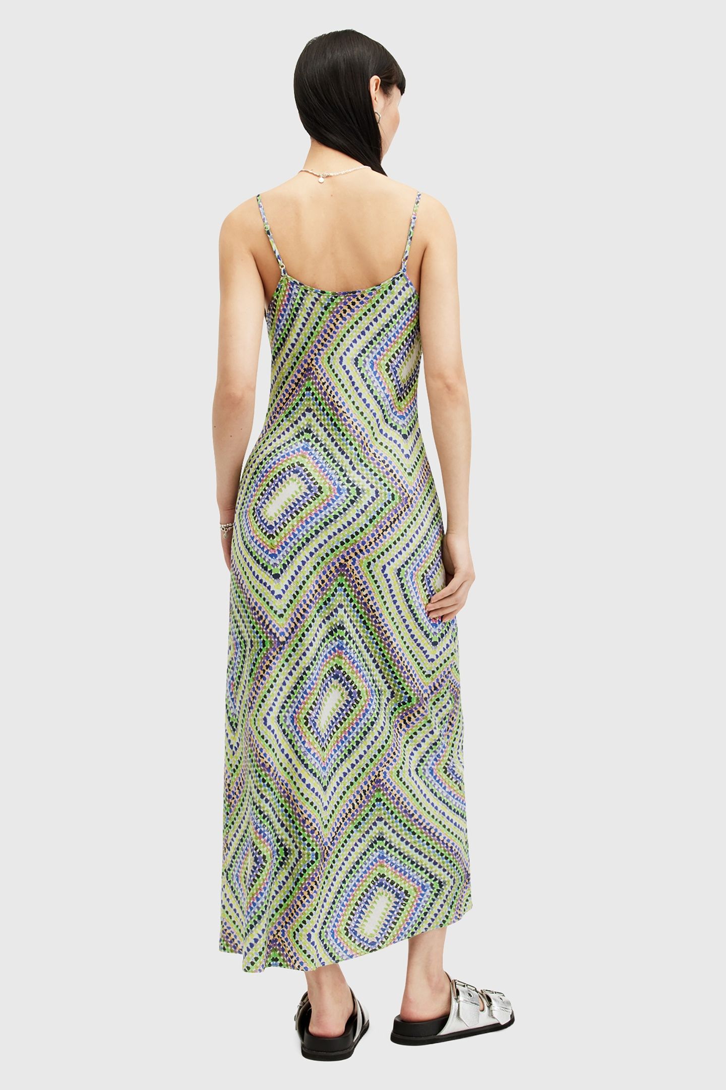 BRYONY LUISA DRESS ELECTRIC PURPLE 3