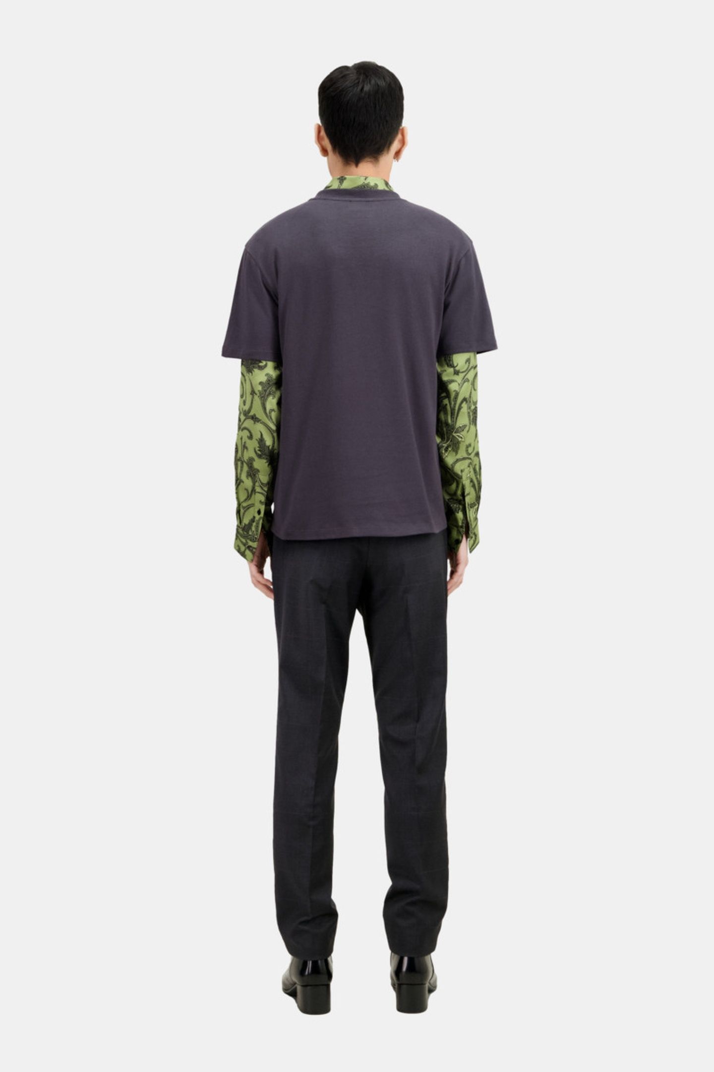 SHORT-SLEEVED T-SHIRT WITH TIGER PRINT ON THE FRONT CARBONE 3