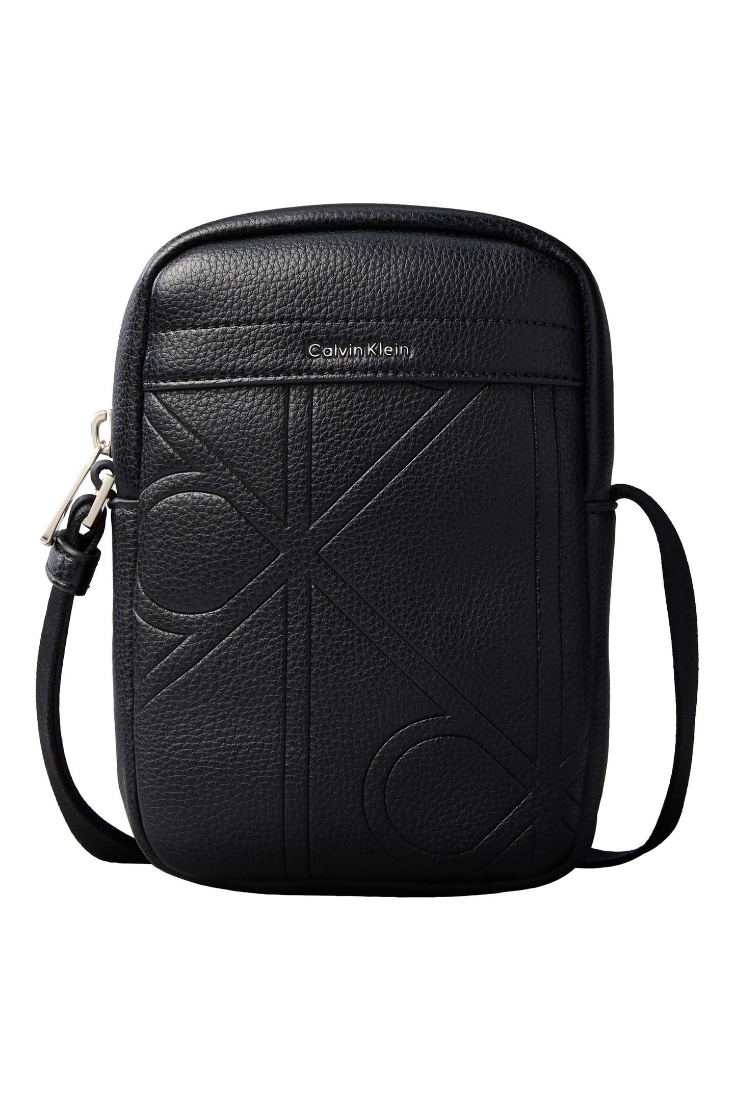 EMBLEM AOP EMBOSS CROSSOVER BLACK 1