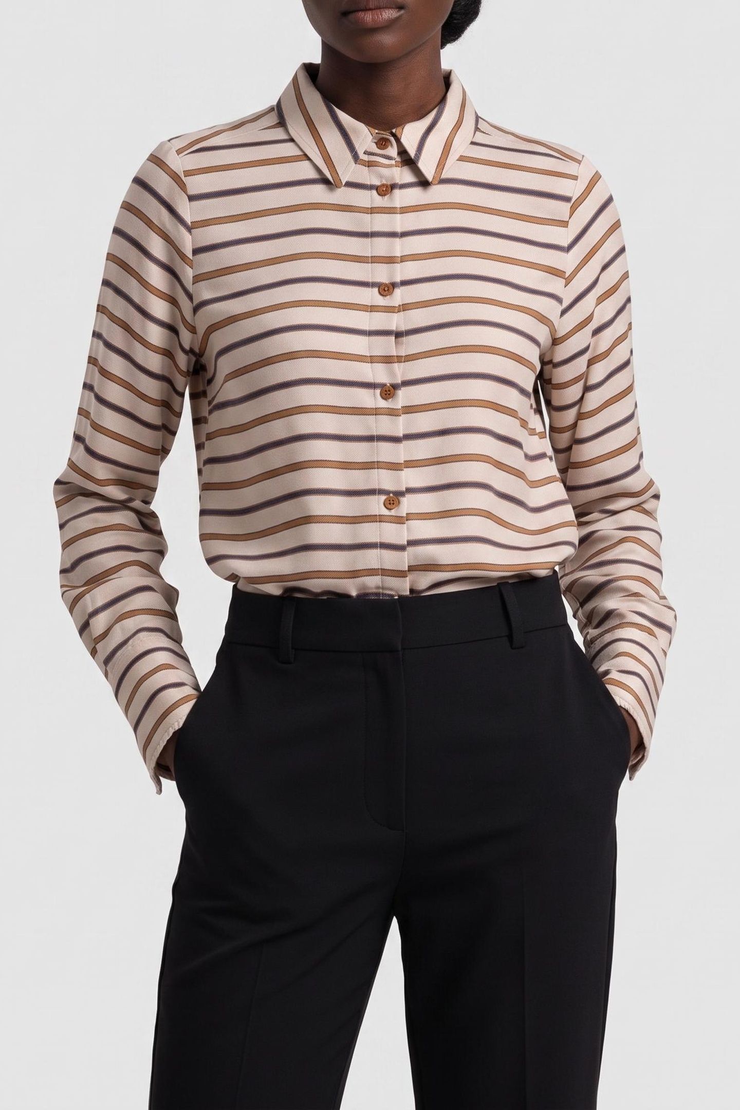 STRIPED BLOUSE MULTI COLOR 1