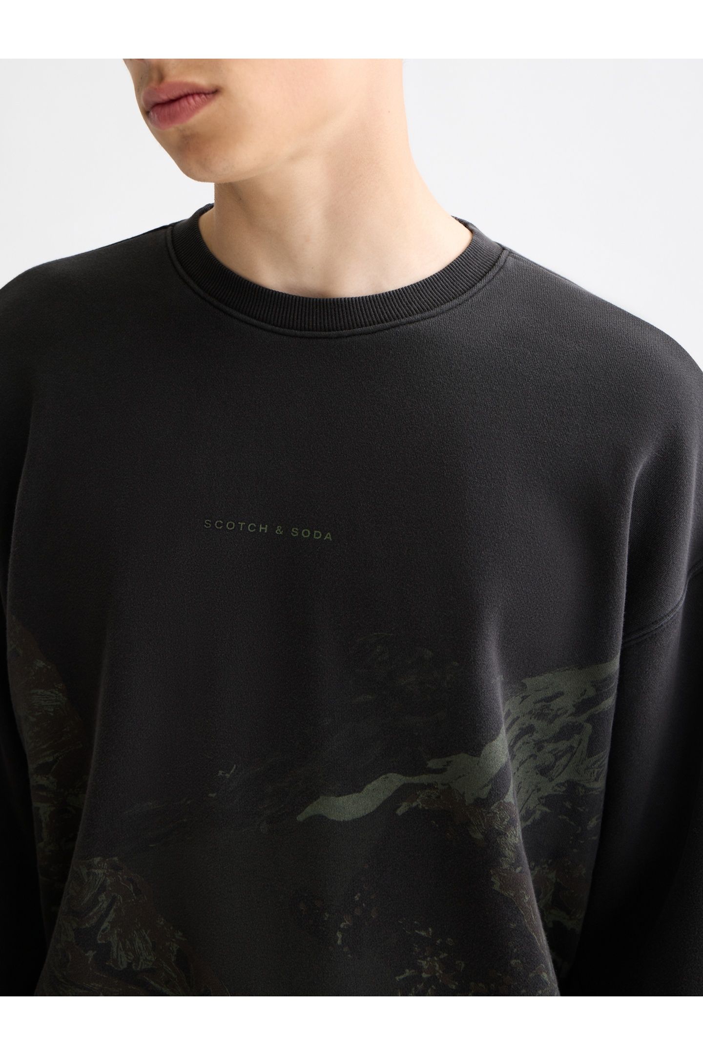 LOOSE FIT OVERDYED AW SWEATSHIRT METEORITE 6