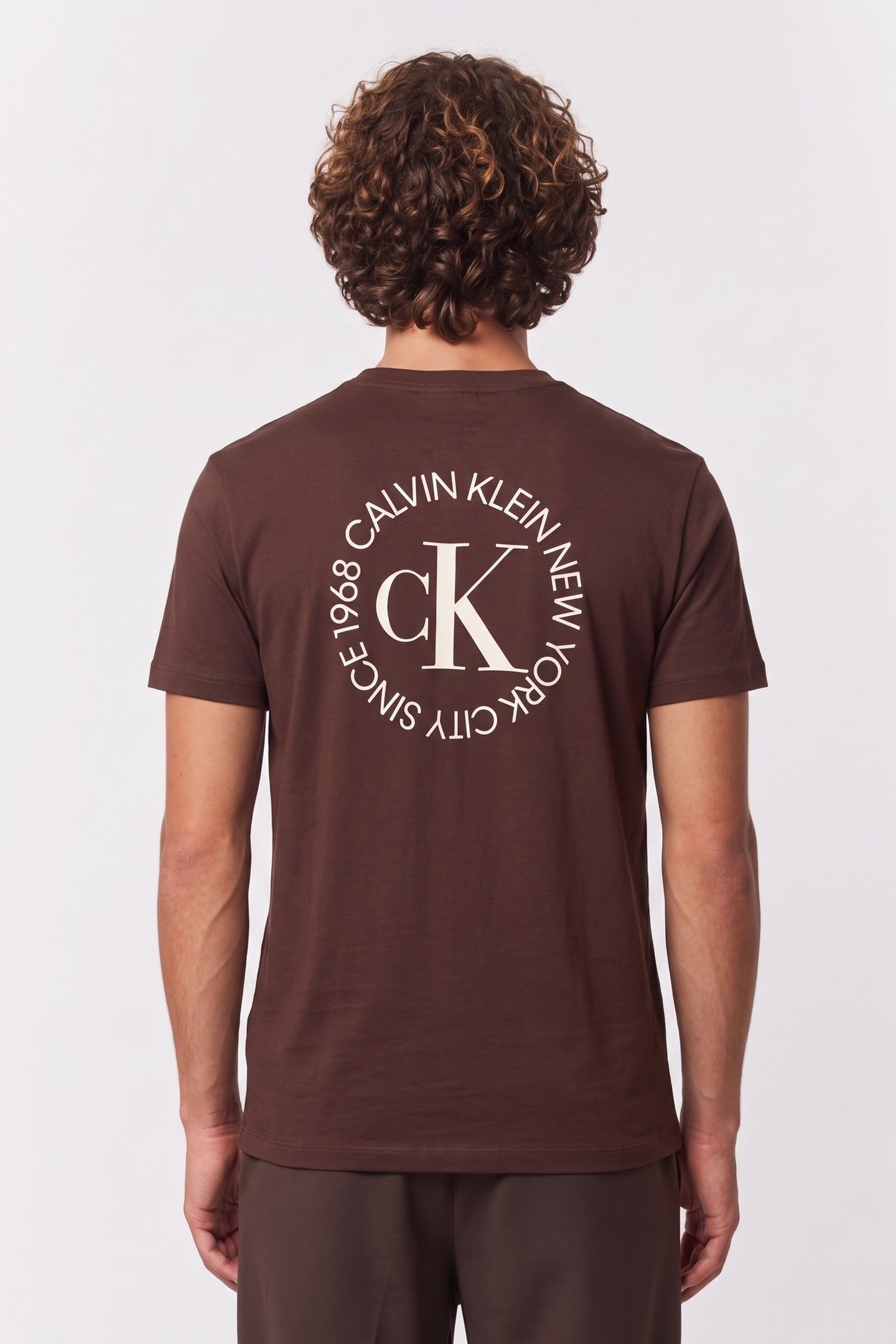 SS 30S WORD TEE RICH BROWN 2