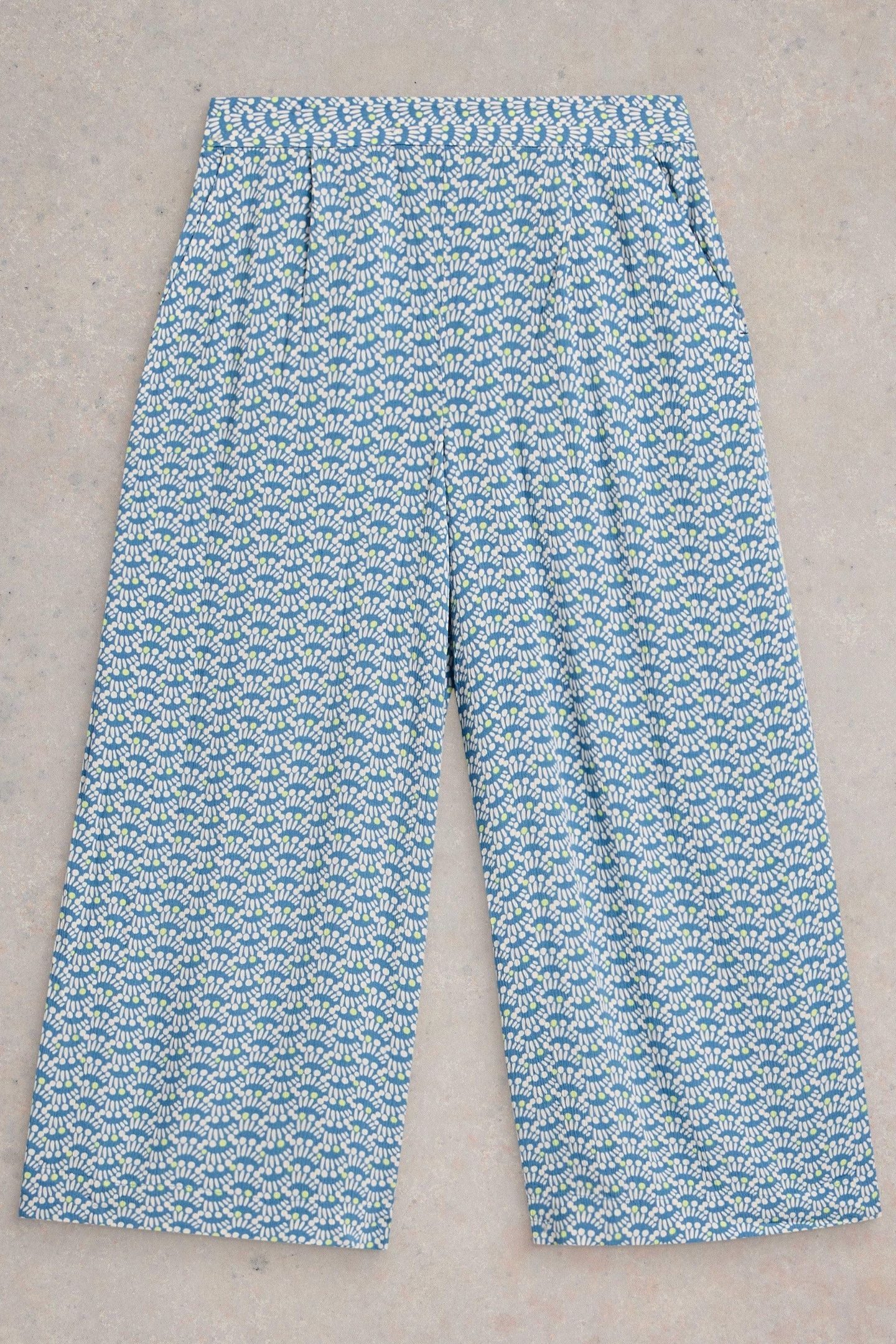 LISETTE CRINKLE CULOTTE BLUE PRINT 4