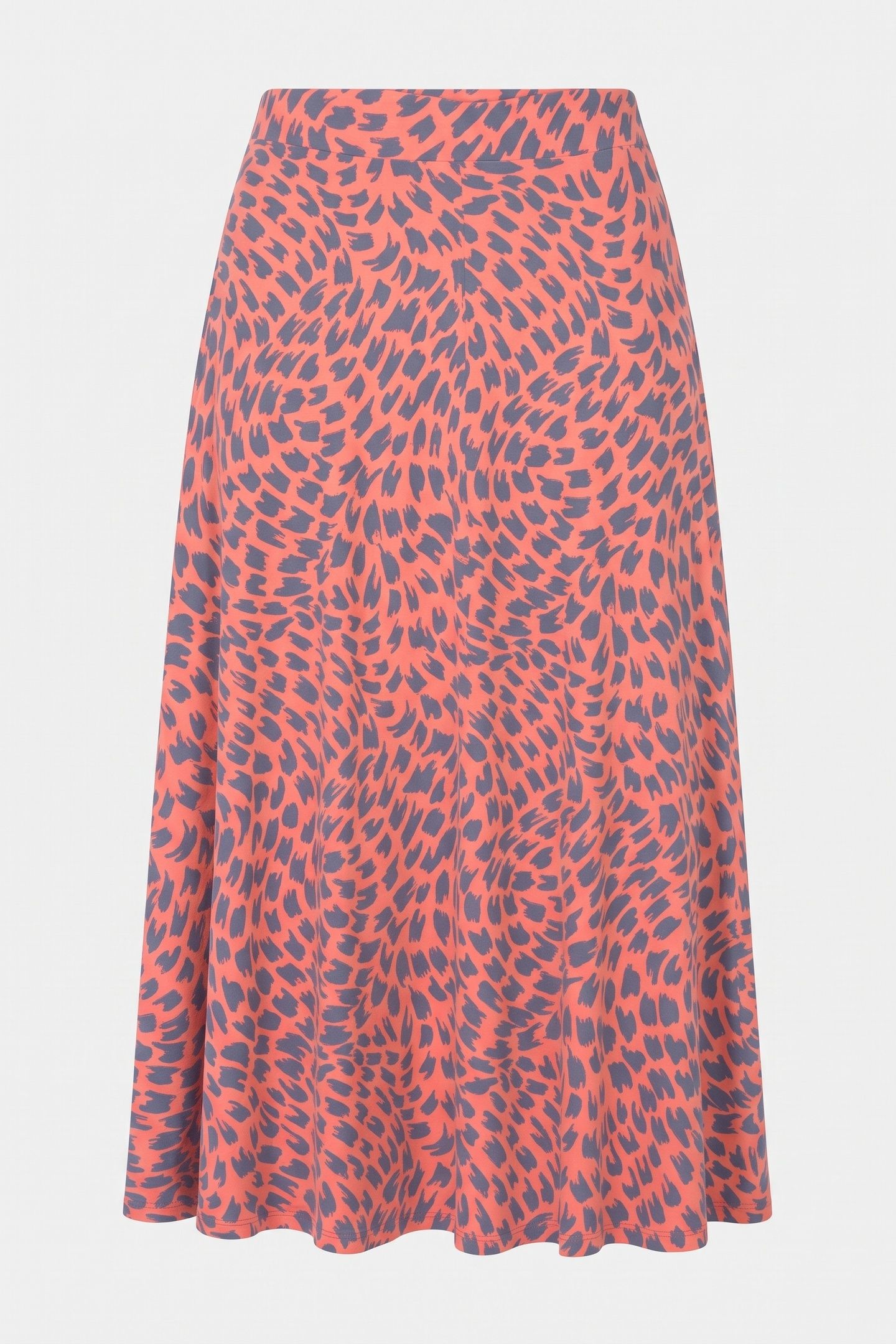 JANE JERSEY MAXI SKIRT RED PRINT 3