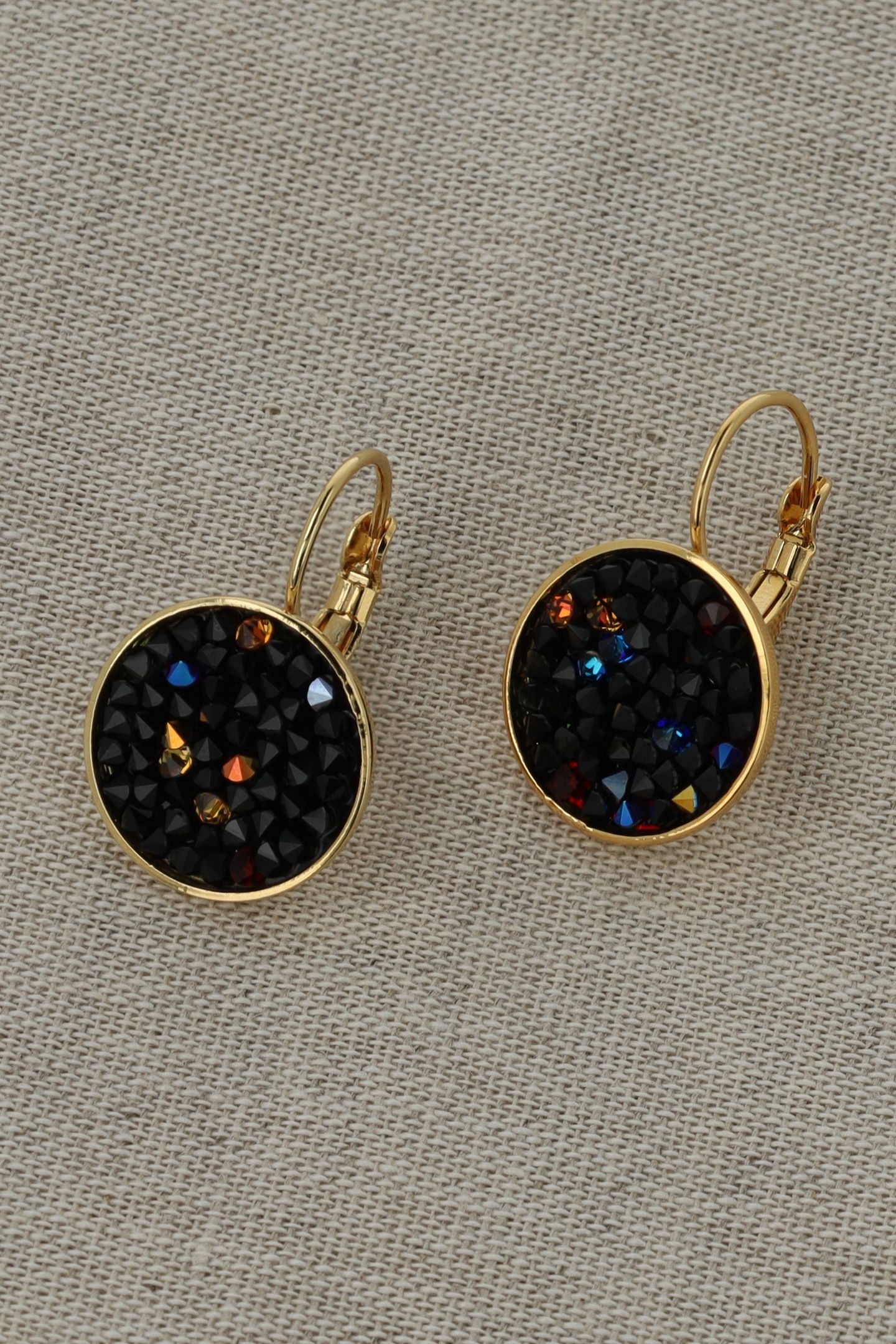 CLASSIC ROCKS EARRINGS SPARKLE BLACK 4