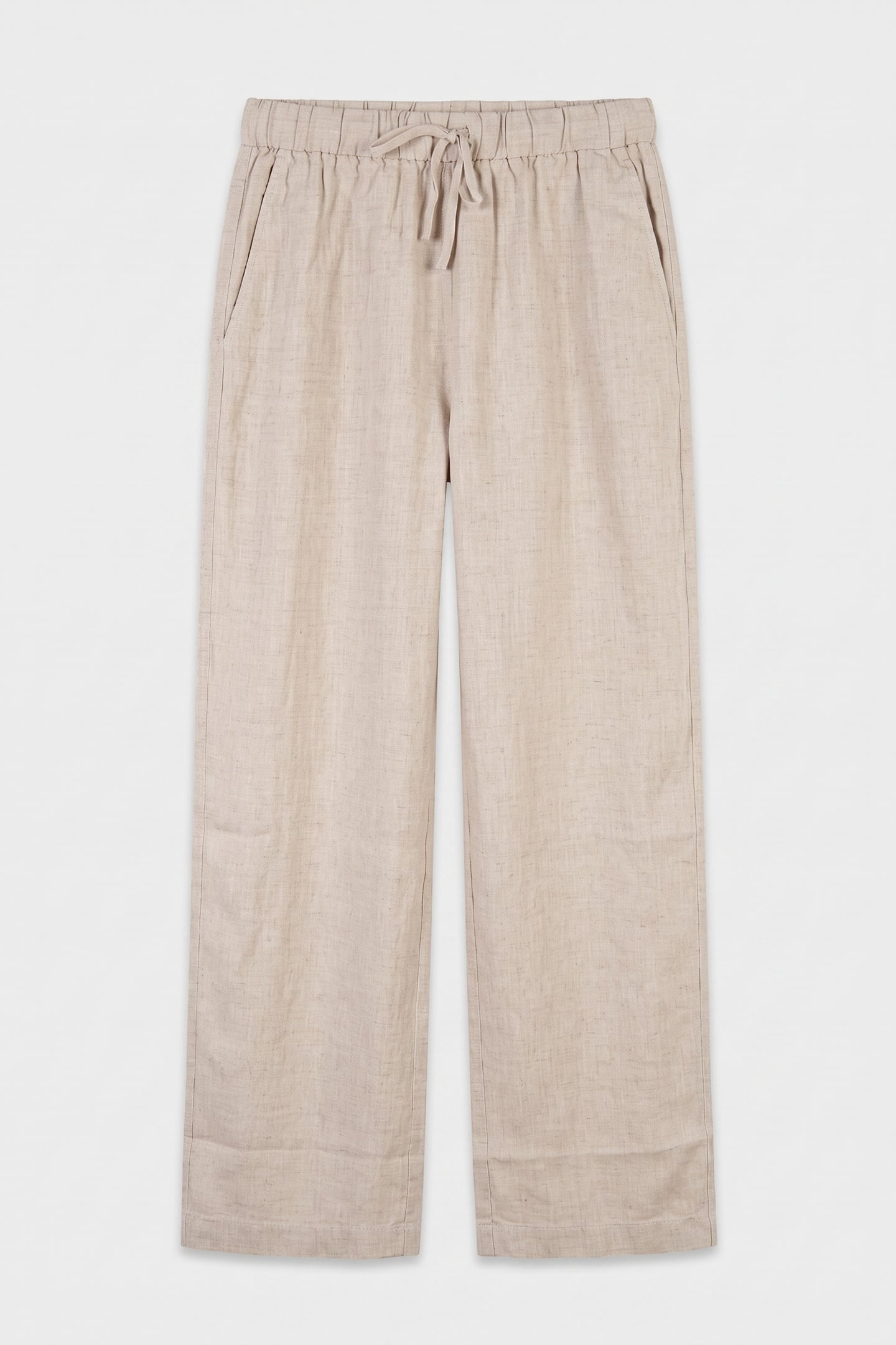 LUDVIG LINEN TROUSERS BEIGE 3