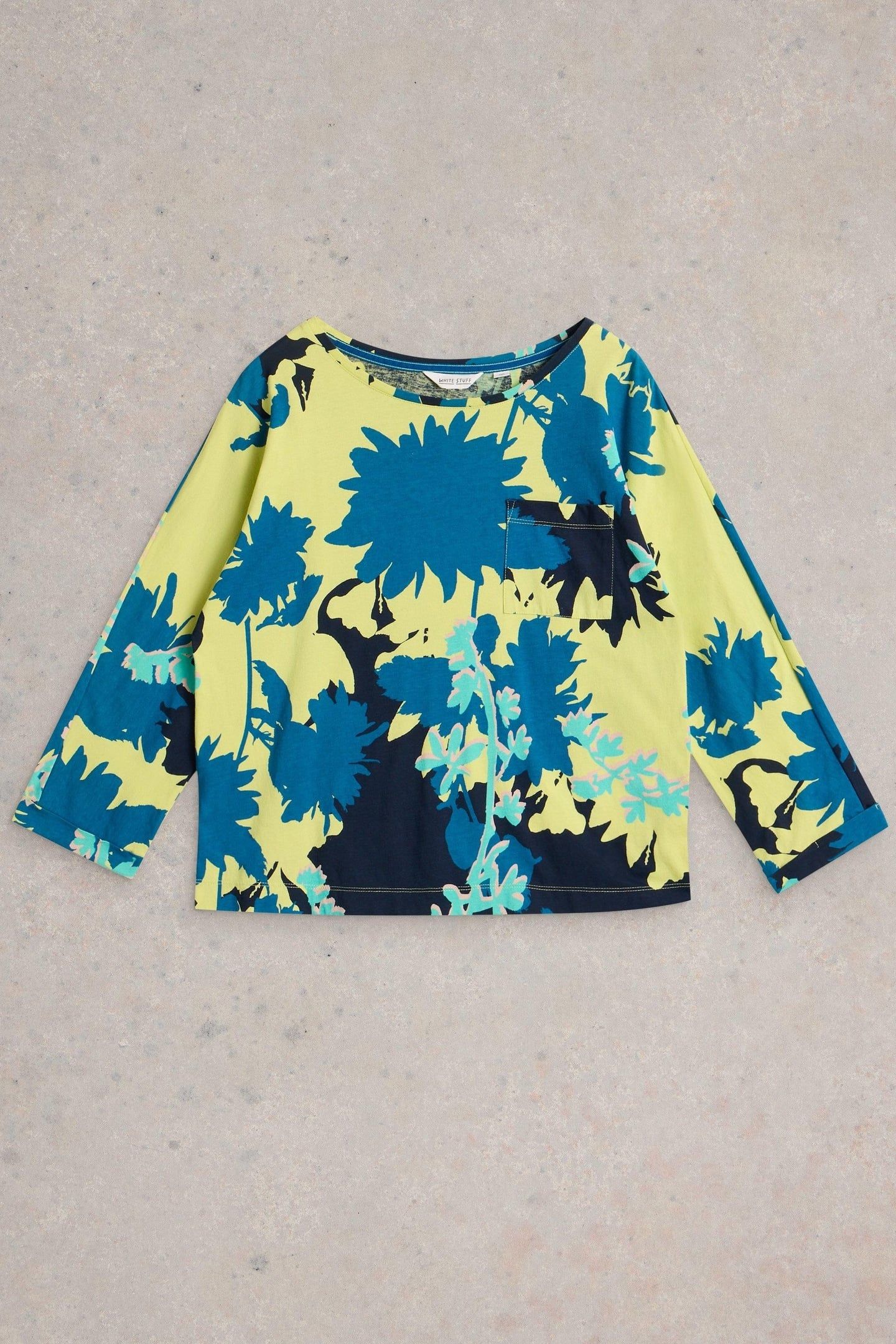 DEMI DOLMAN YELLOW PRINT 3