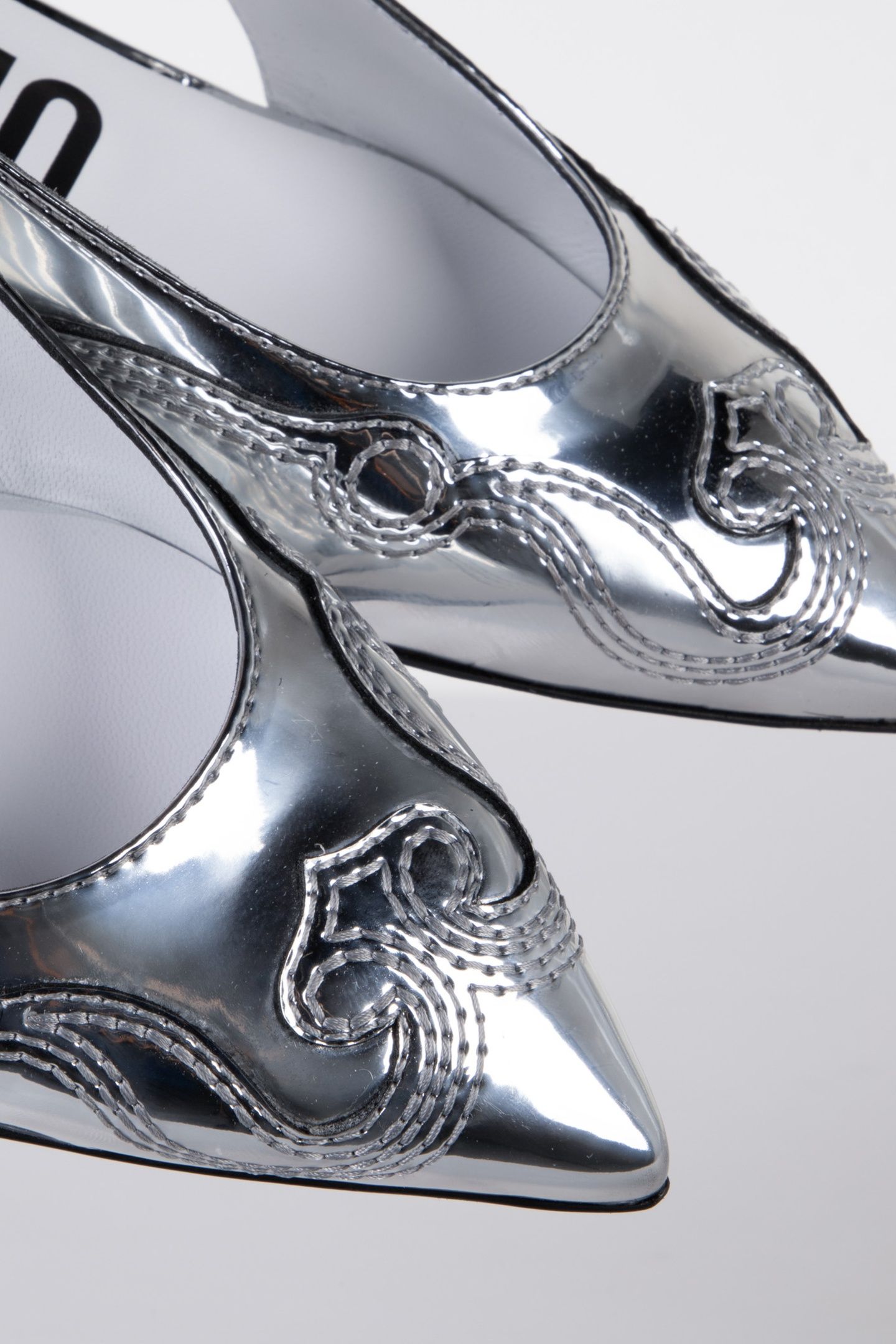 GOATSKIN BALLERINA SILVER 4