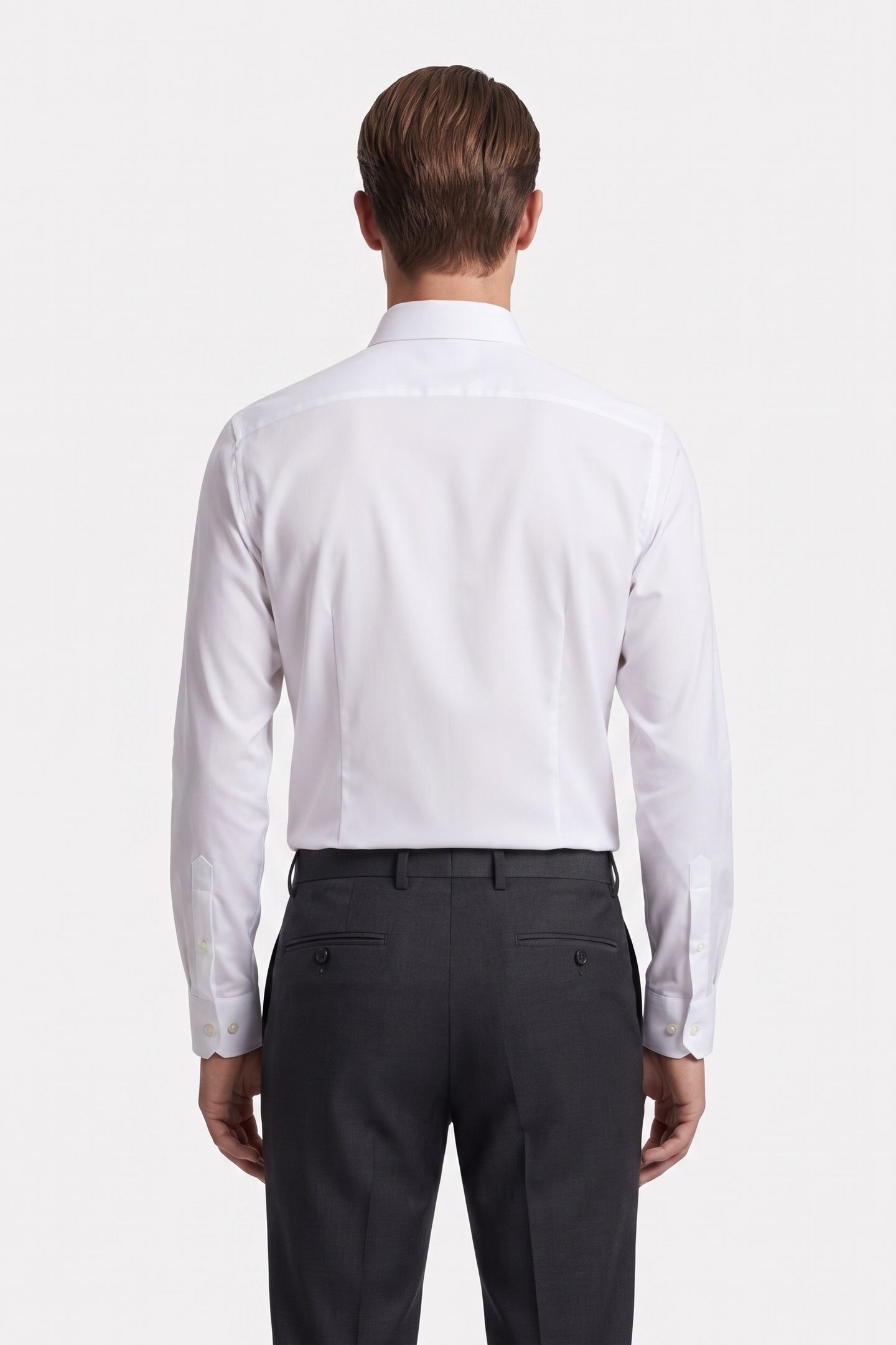 SLIM MULTI COTTON SHIRT WHITE 2