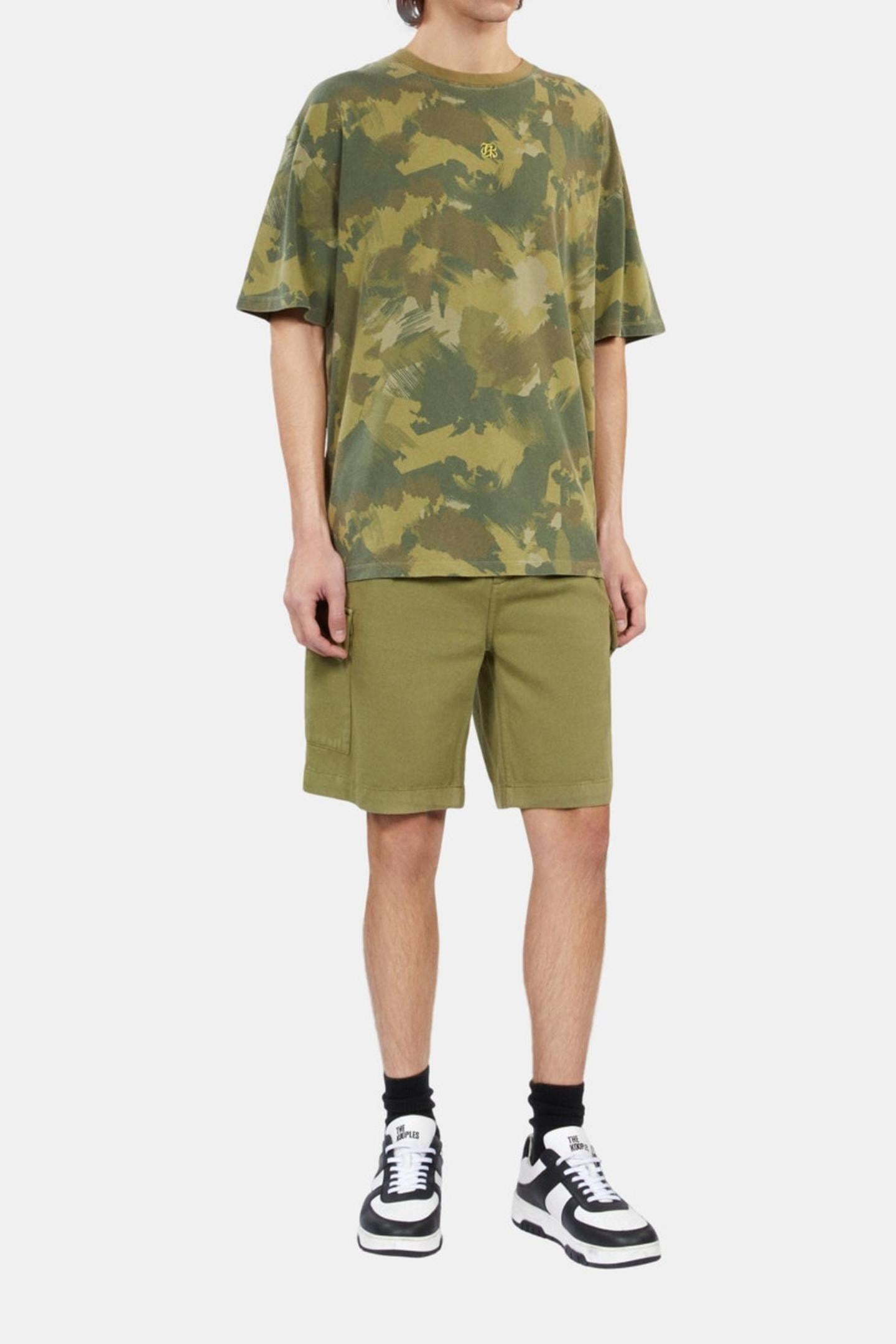 SHORT-SLEEVED T-SHIRT WITH CAMO PRINT CAMOUFLAGE 2