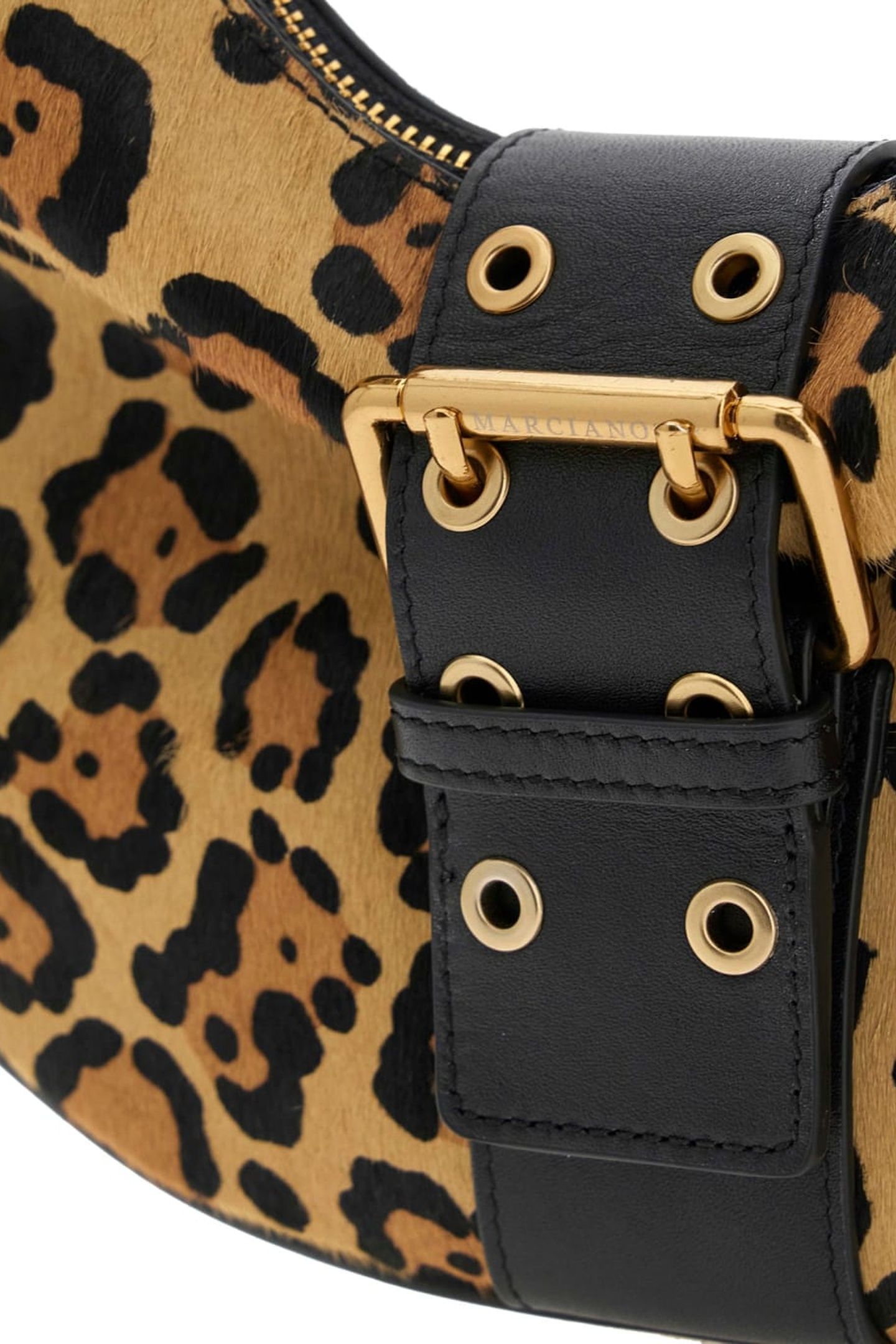 HALFMOON BAG PONY LEOPARD FUR 8