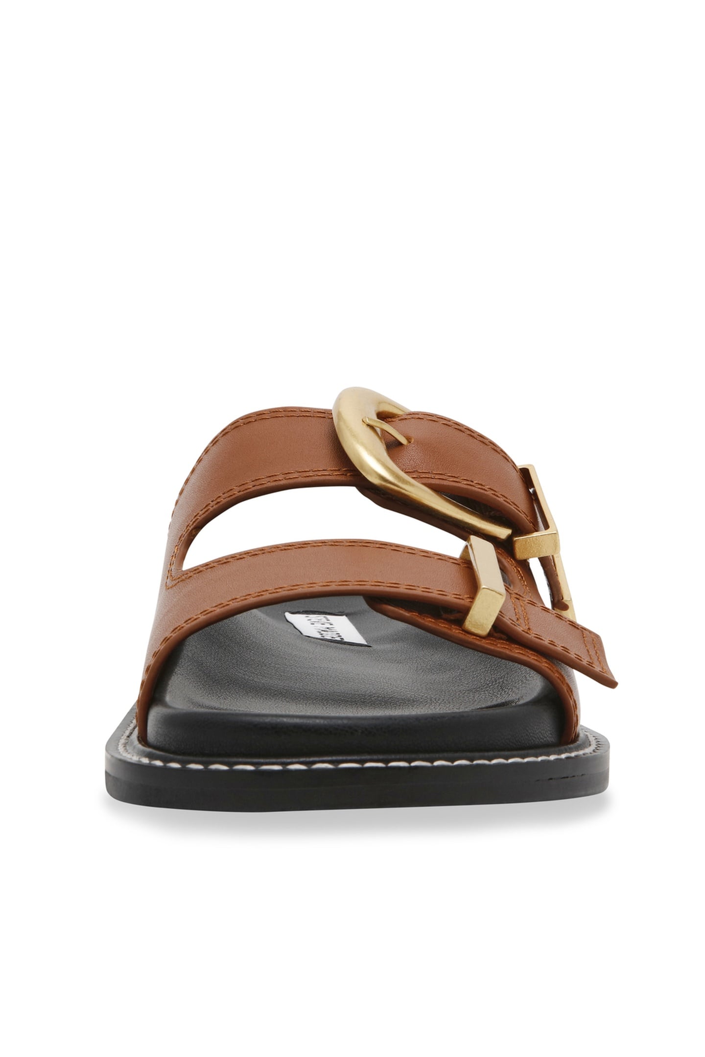 ARCH SLIDES COGNAC LEATHER 2