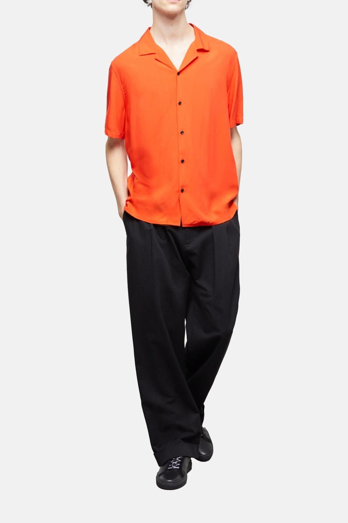 SHORT-SLEEVED SHIRT ORANGE 2