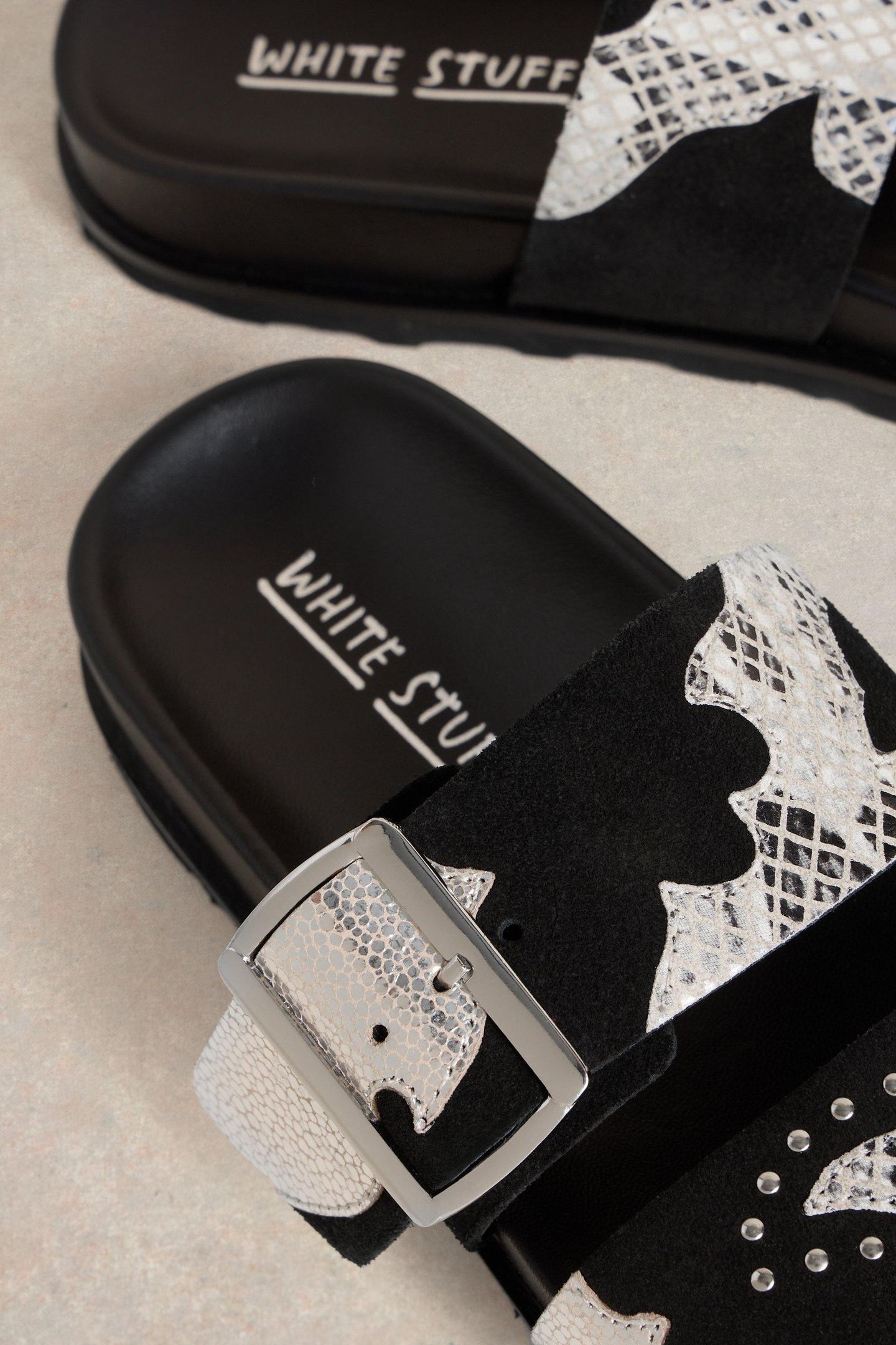 WHITNEY WESTERN SLIDER BLACK MULTI 4