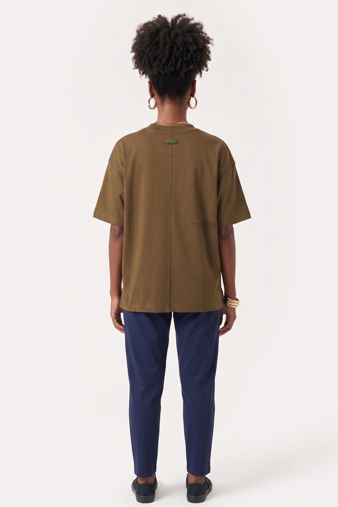 UNISEX SL HEAVY OUNCE T-SHIRT DARK OLIVE 4