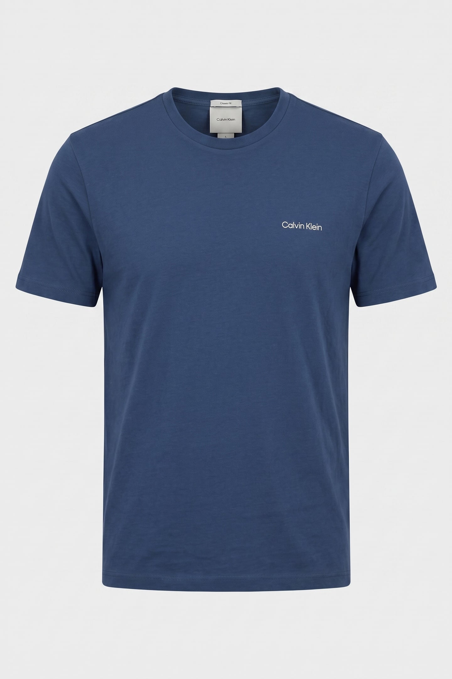 SS MICRO LOGO CREWNECK DARK DENIM 3
