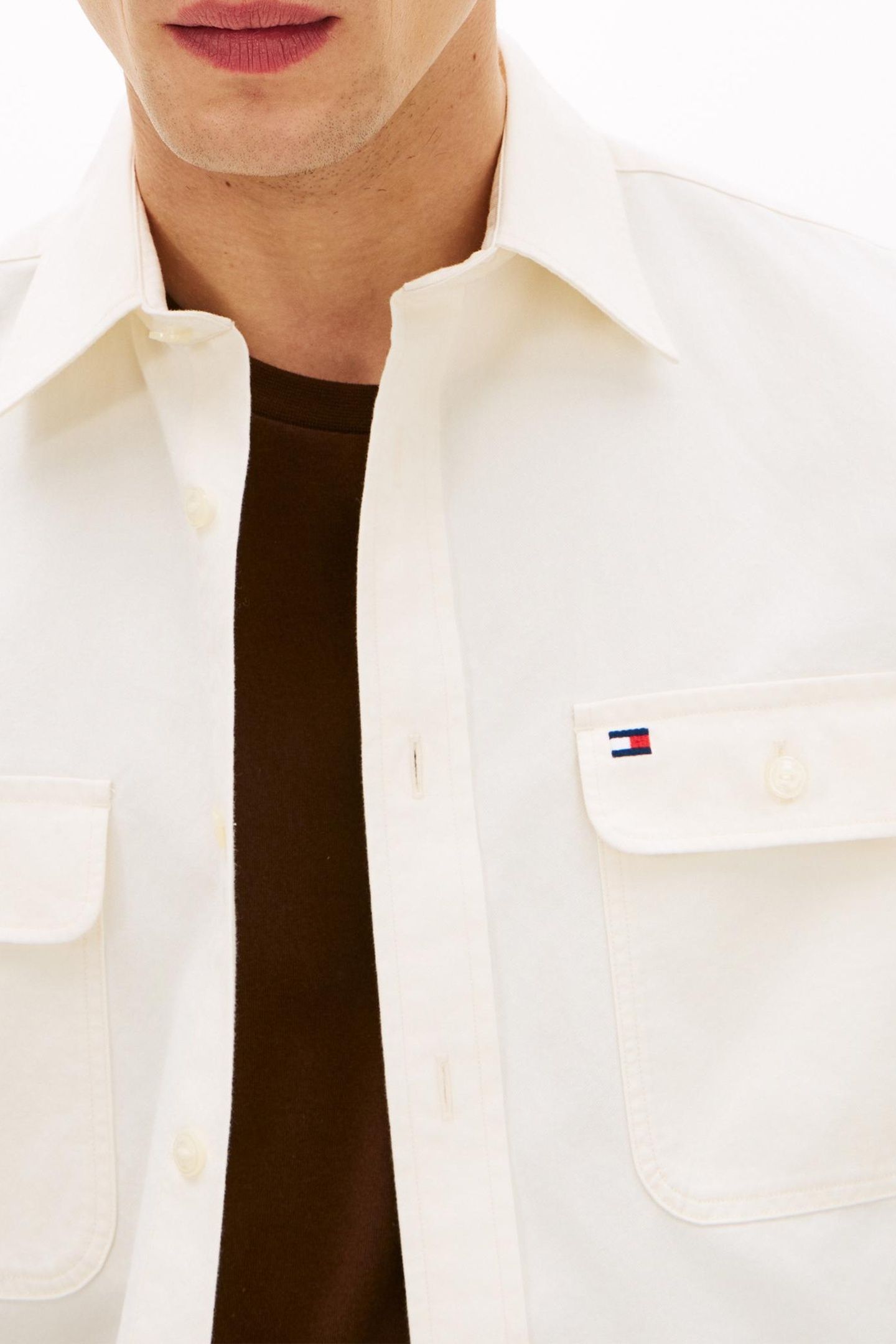 OVERSHIRT TWILL IVORY PETAL 5
