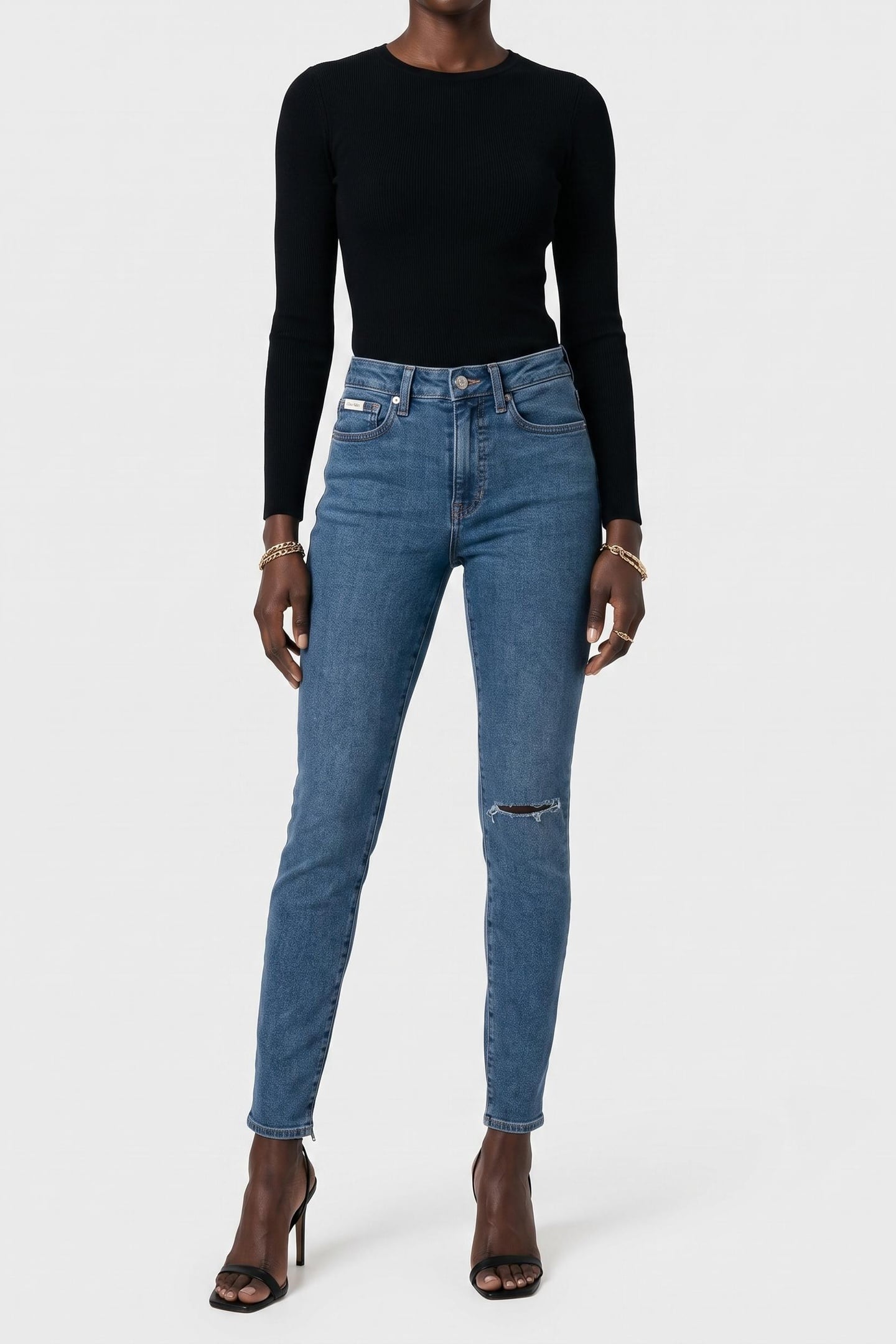 EU MID RISE SKINNY BLUE JAY 2
