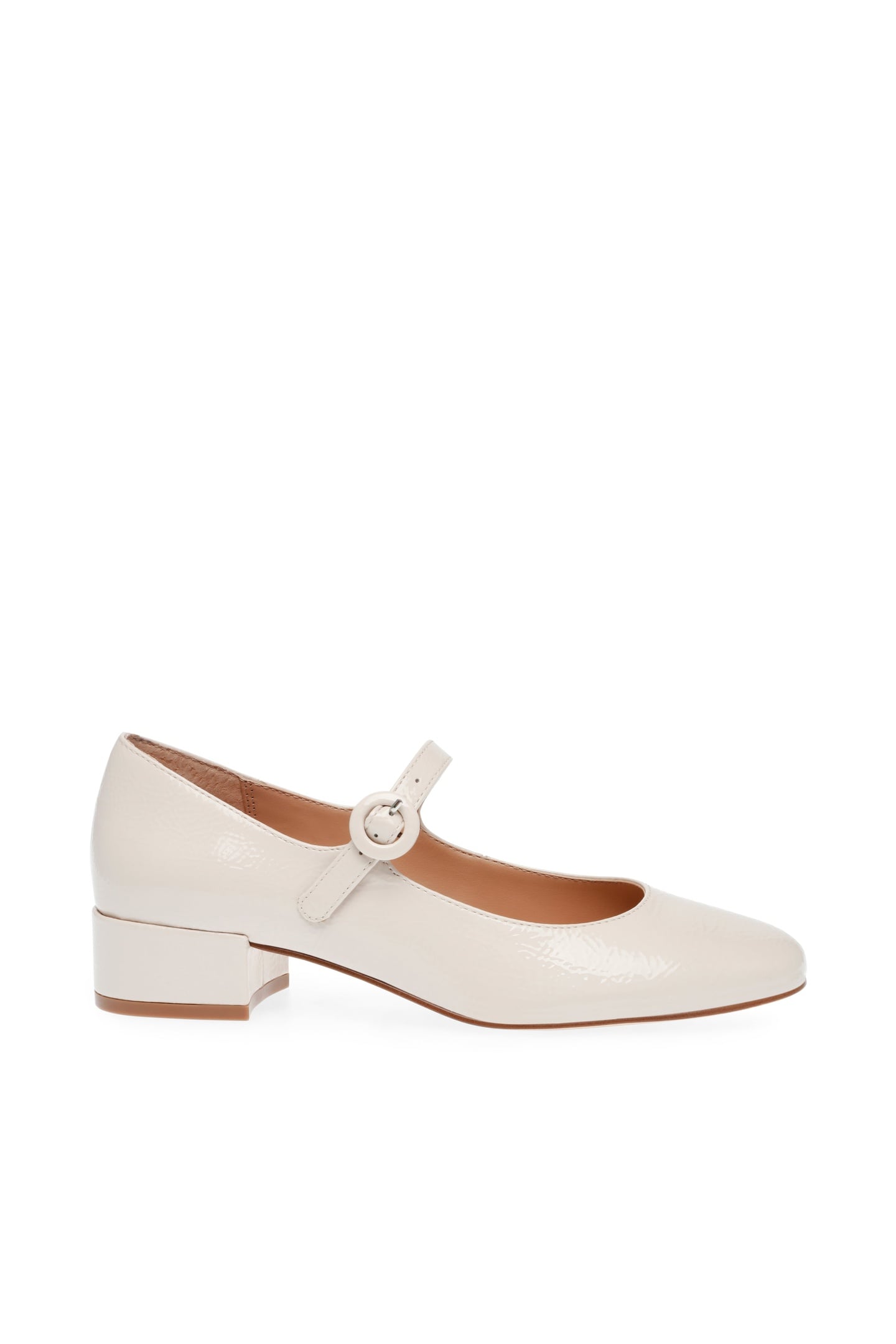 SESSILY SANDALS BONE PATENT 1