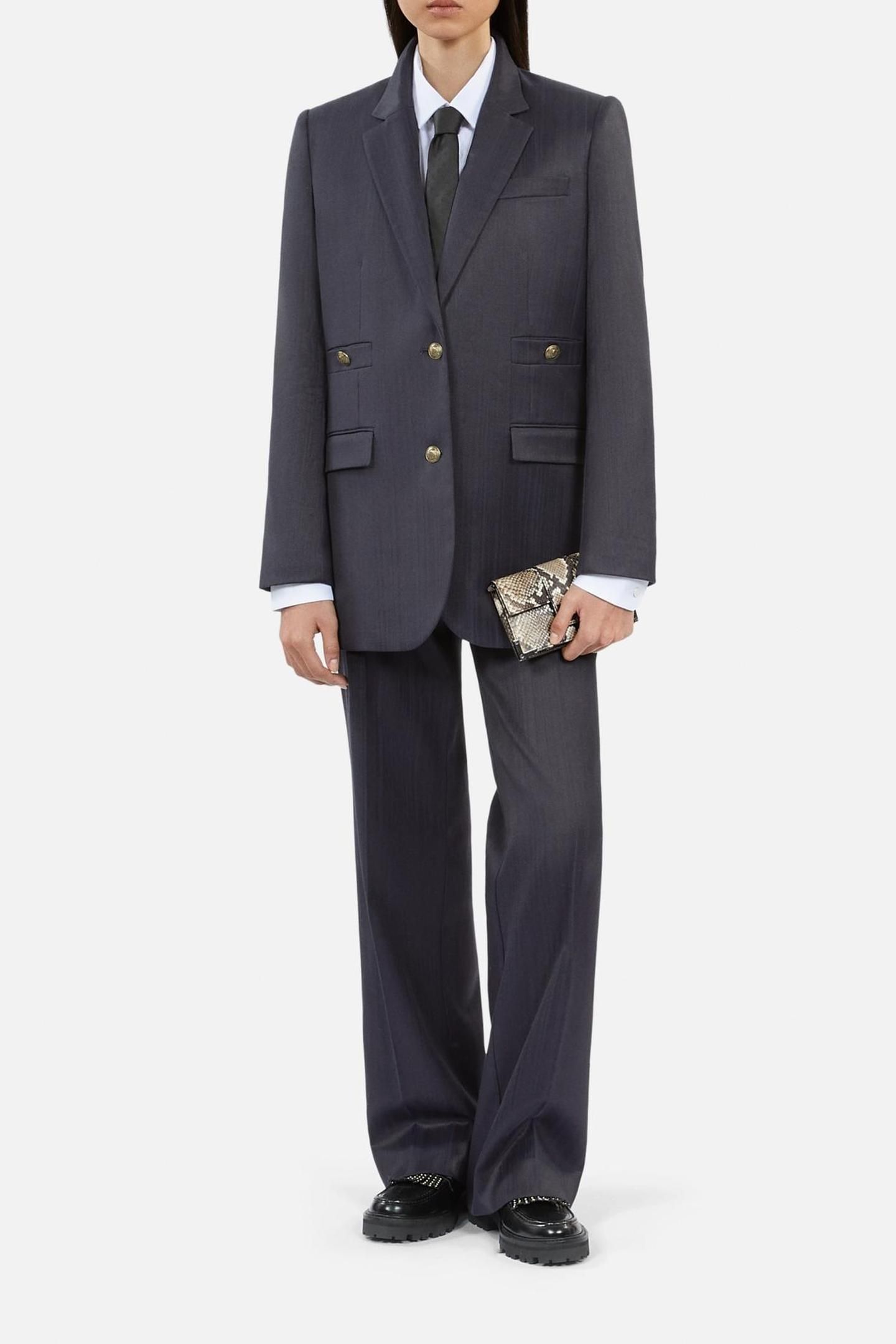 OVERSIZED 4-POCKET SUIT JACKET NAVY 4