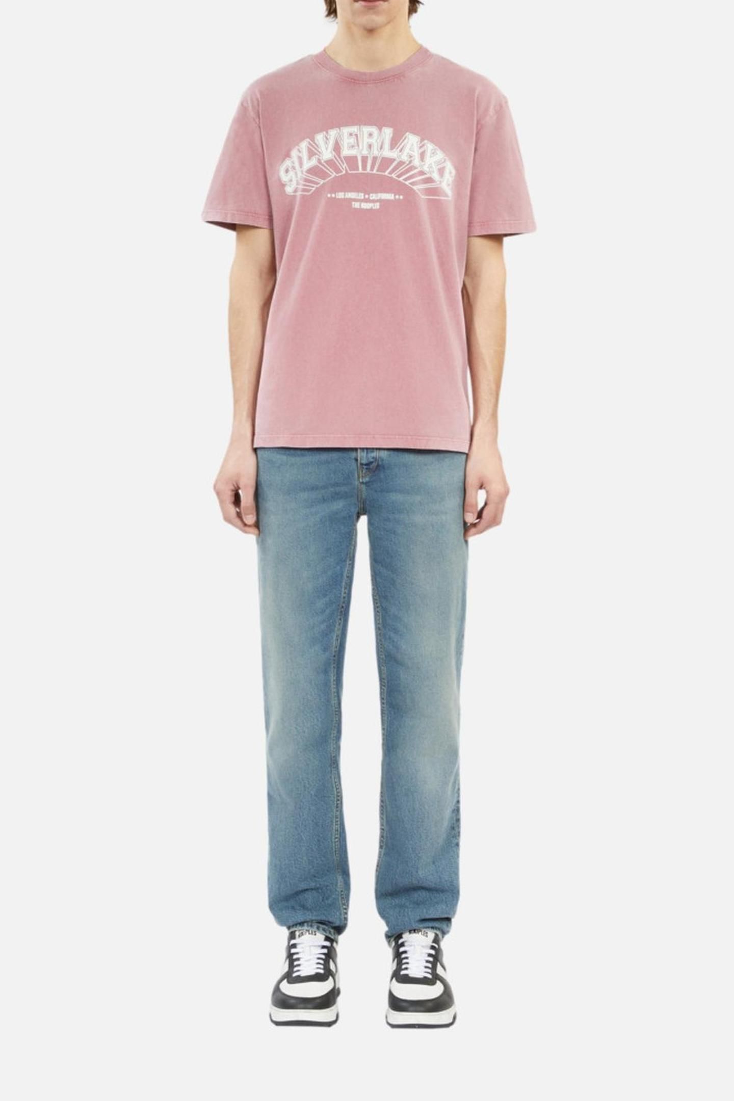 SHORT-SLEEVED T-SHIRT WITH PRINT CITY PINK WOOD 1