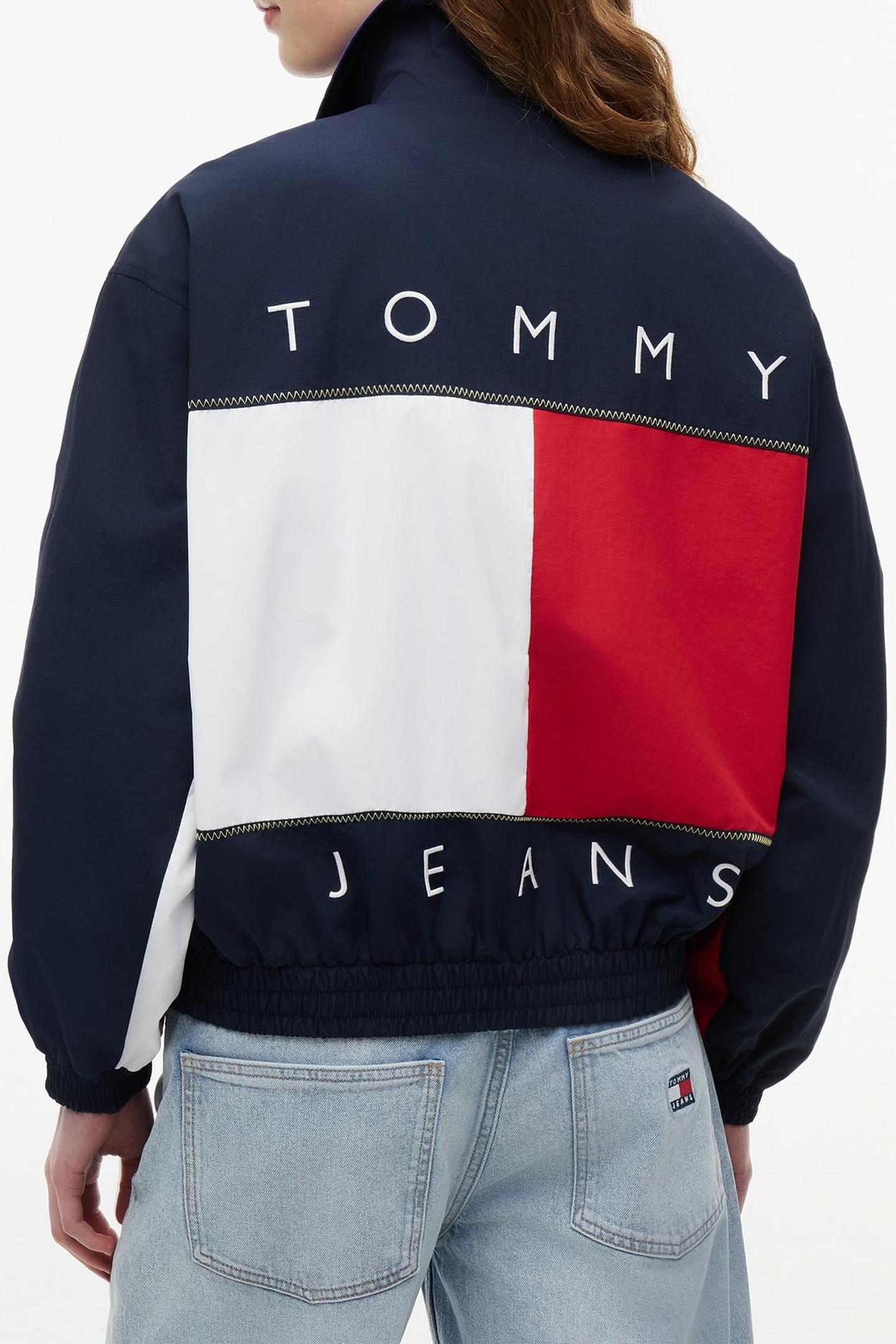 FLAG HIGH NECK JACKET DARK NIGHT NAVY 3