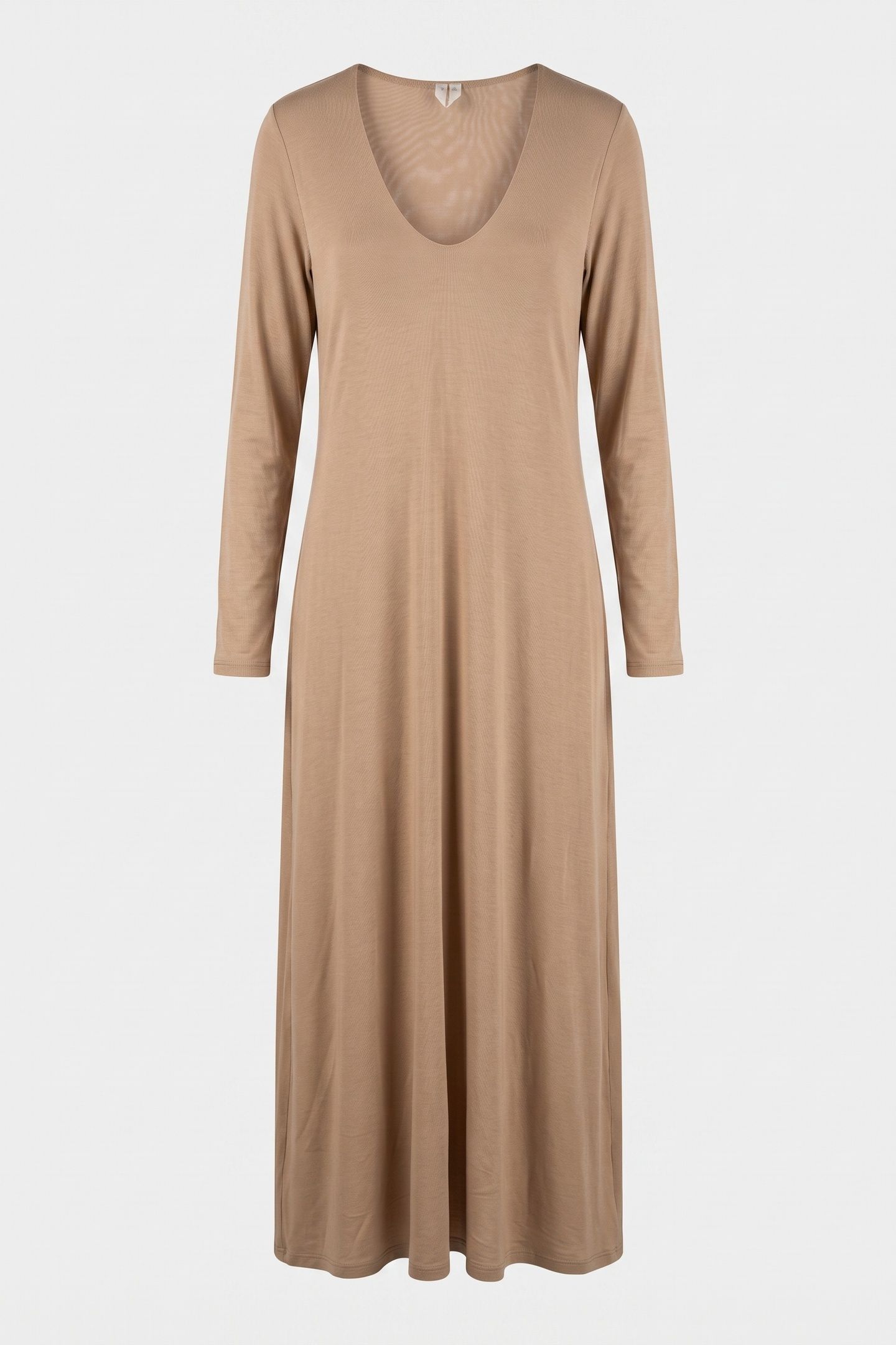 MI TENCEL KNIT DRESS BEIGE 3