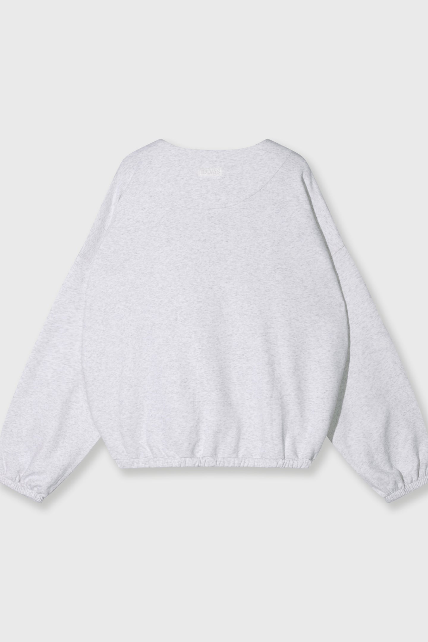 DANCE SWEATER TAPE WHITE GREY MELEE 5