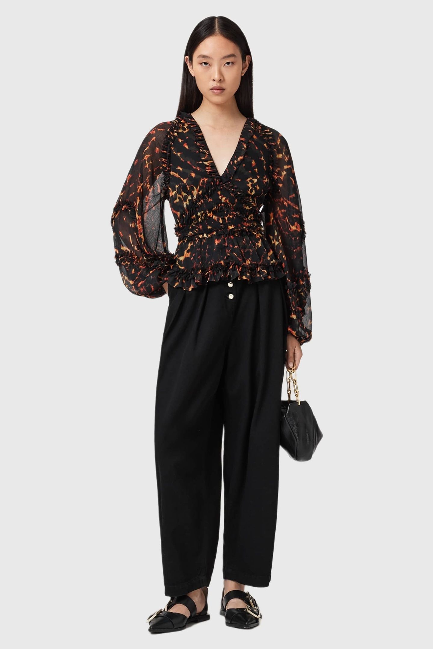 SILVIE TOP PARDUS FLAME BROWN 3