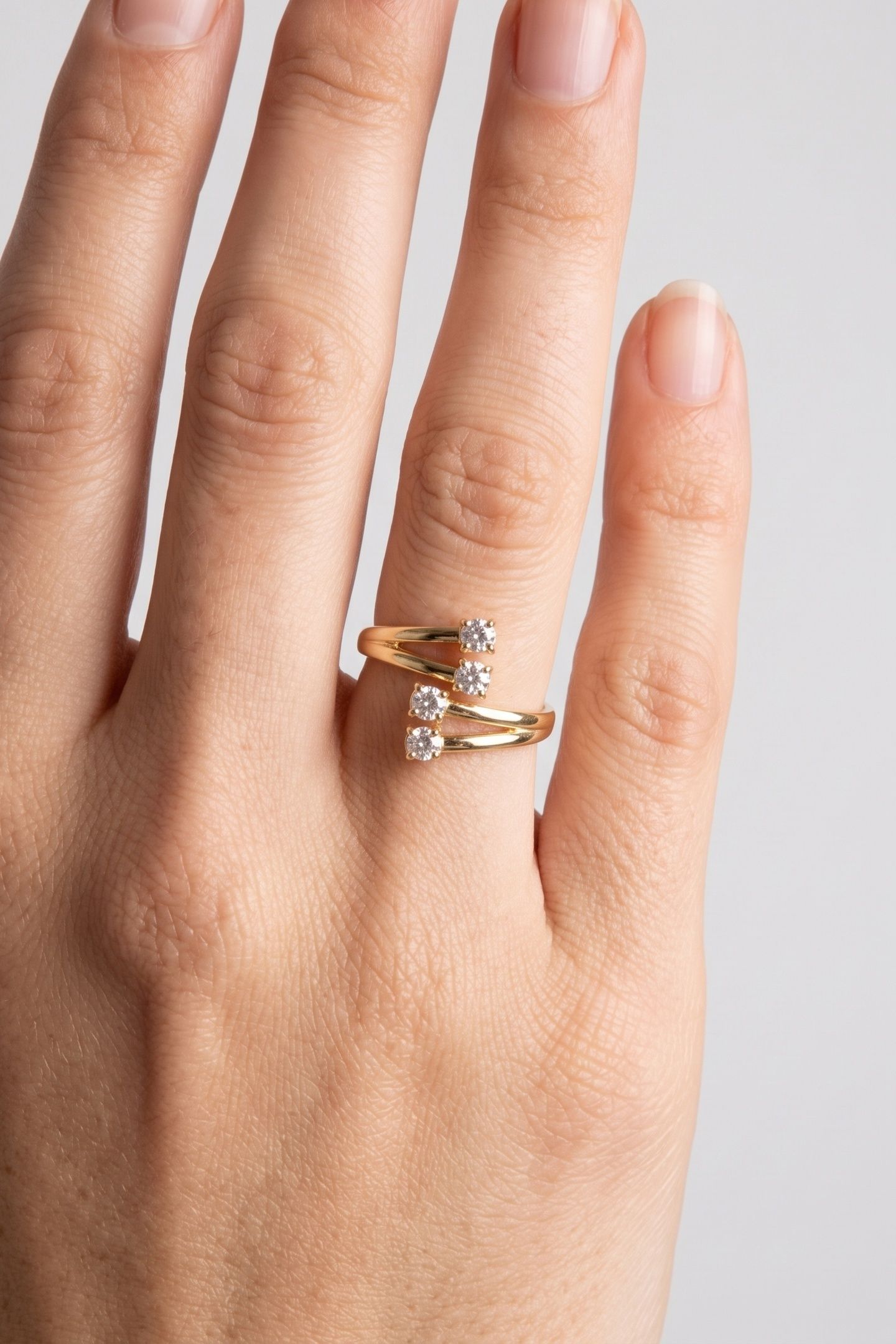CREATE MOMENTS RING GOLD 1