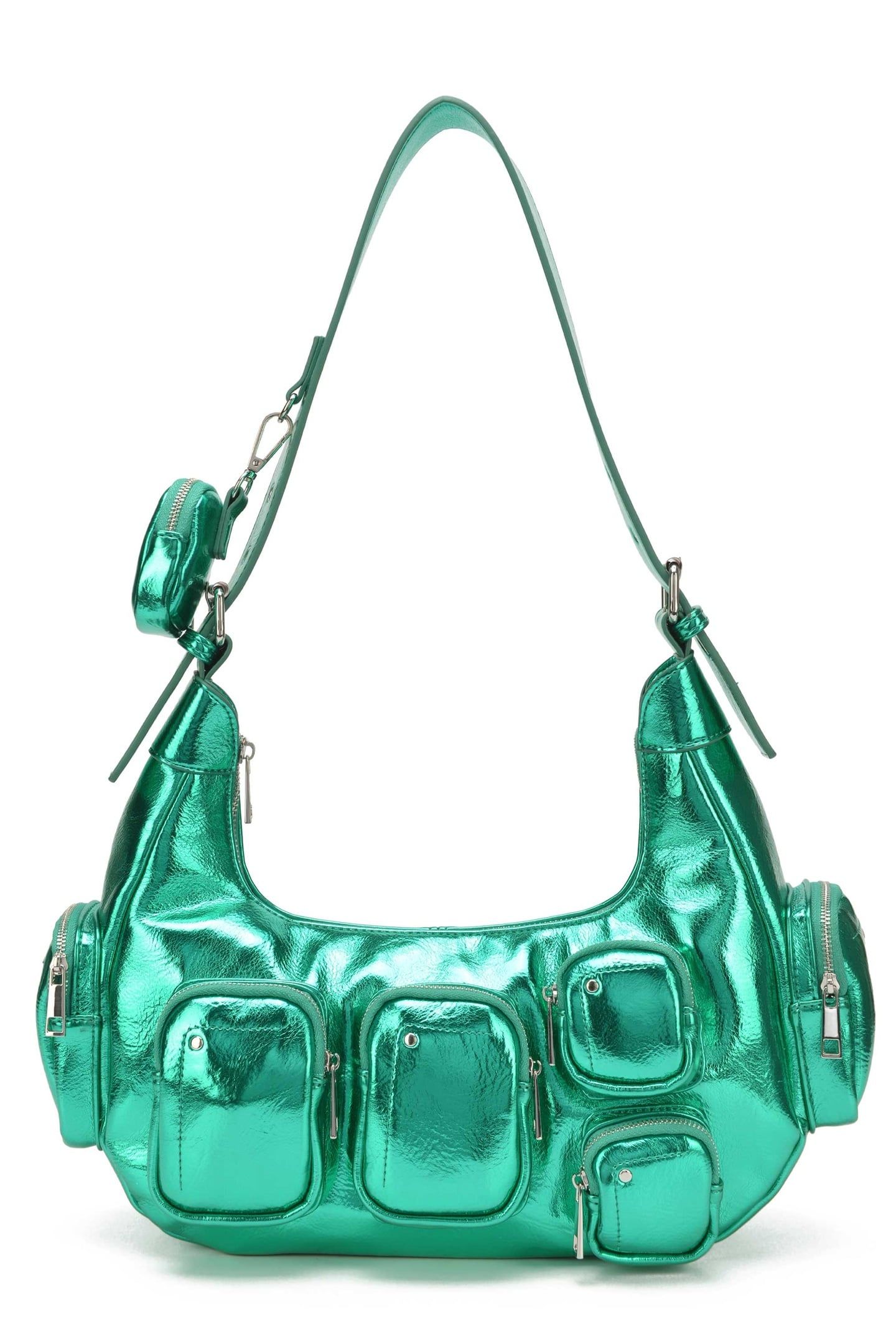 SALLY POCKET RECYCLED COOL GREEN 1