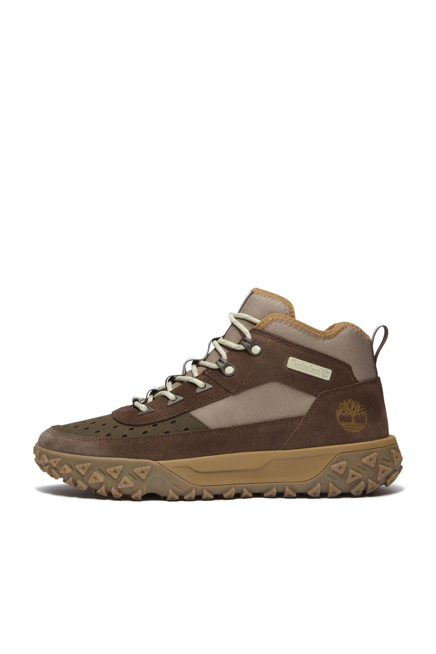 GREENSTRIDE MOTION 6 MID LACE UP SNEAKER DARK BROWN 2