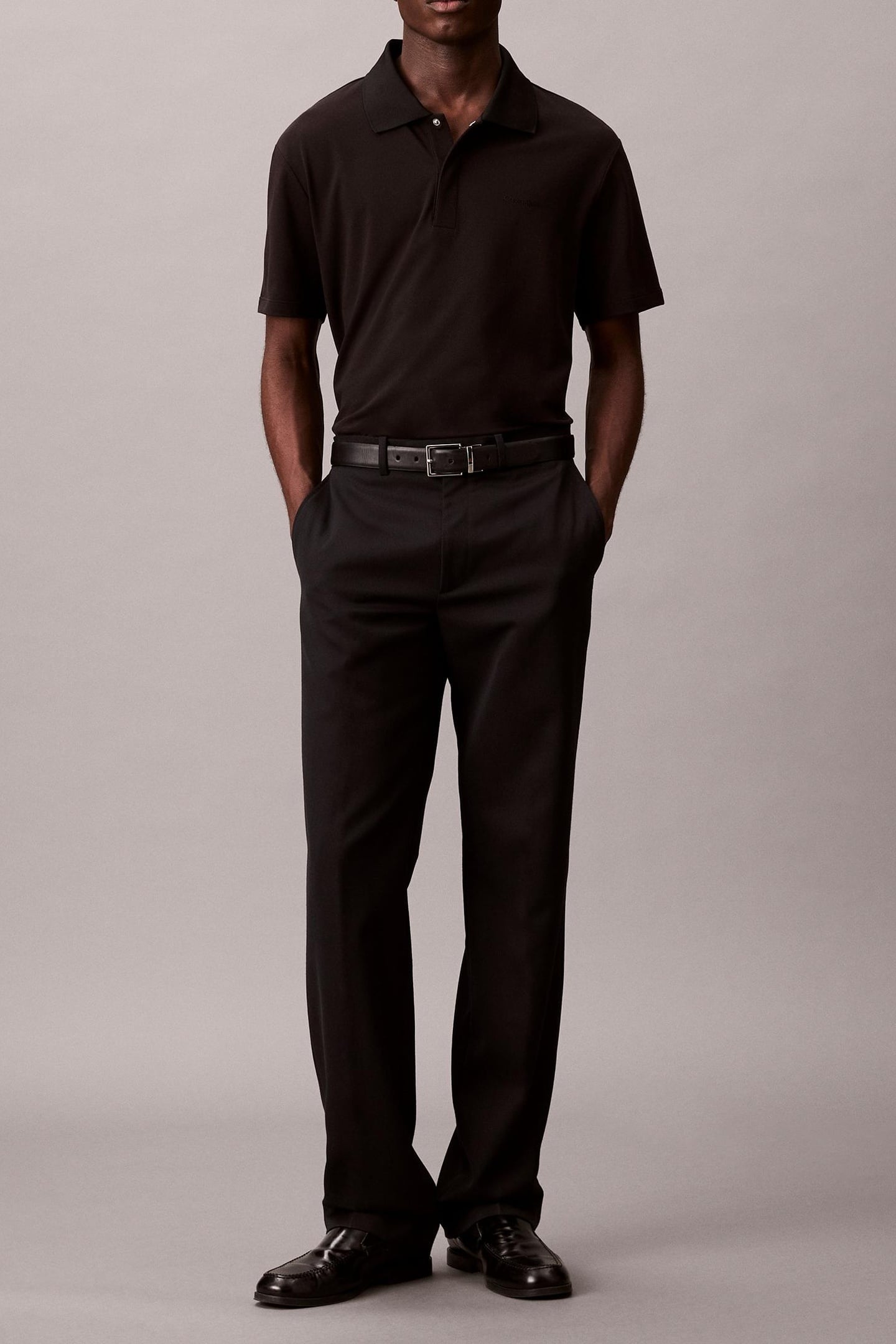 SS COOLING PIQUE POLO BLACK 1